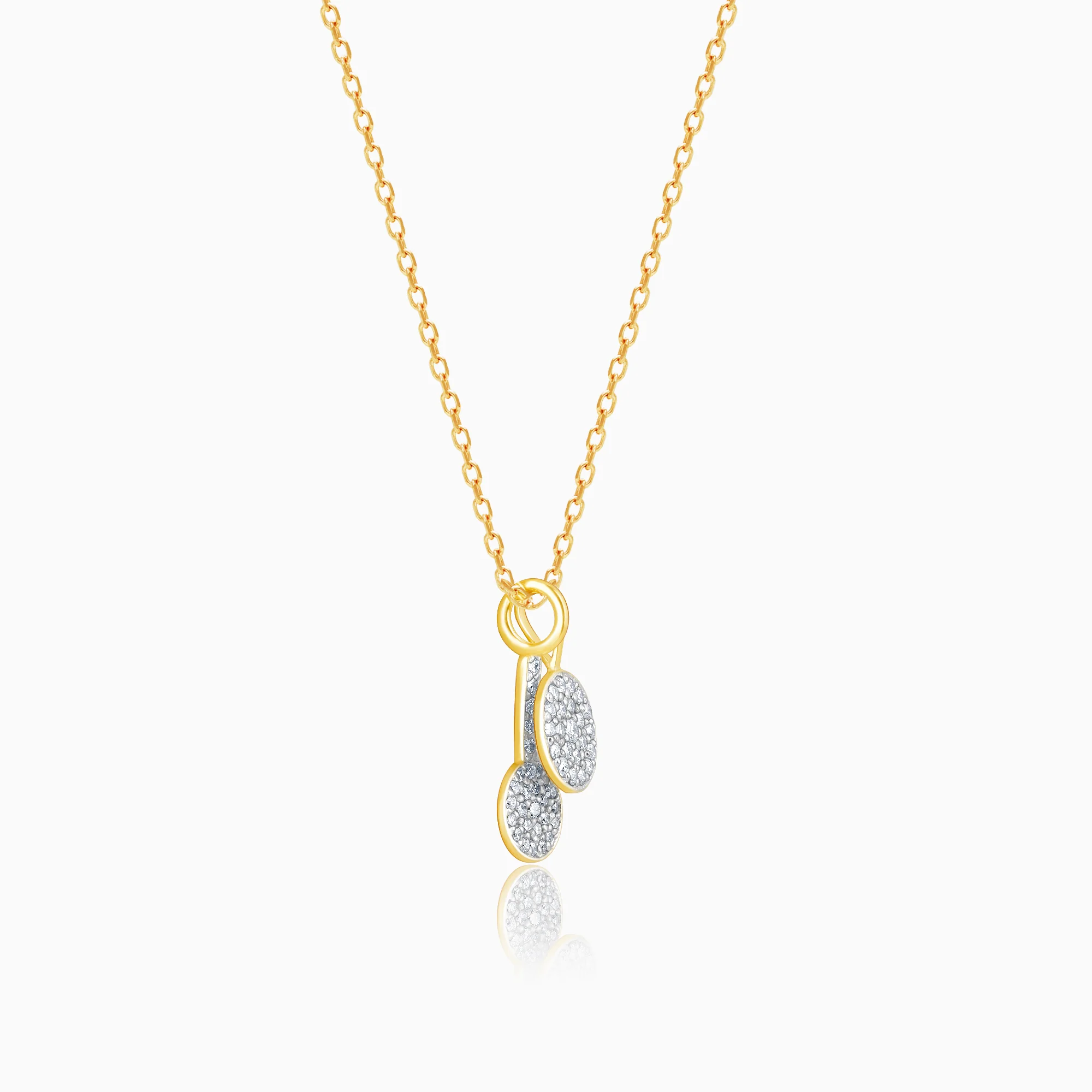 Gold Cheerful Cherry Diamond Pendant - Image 4
