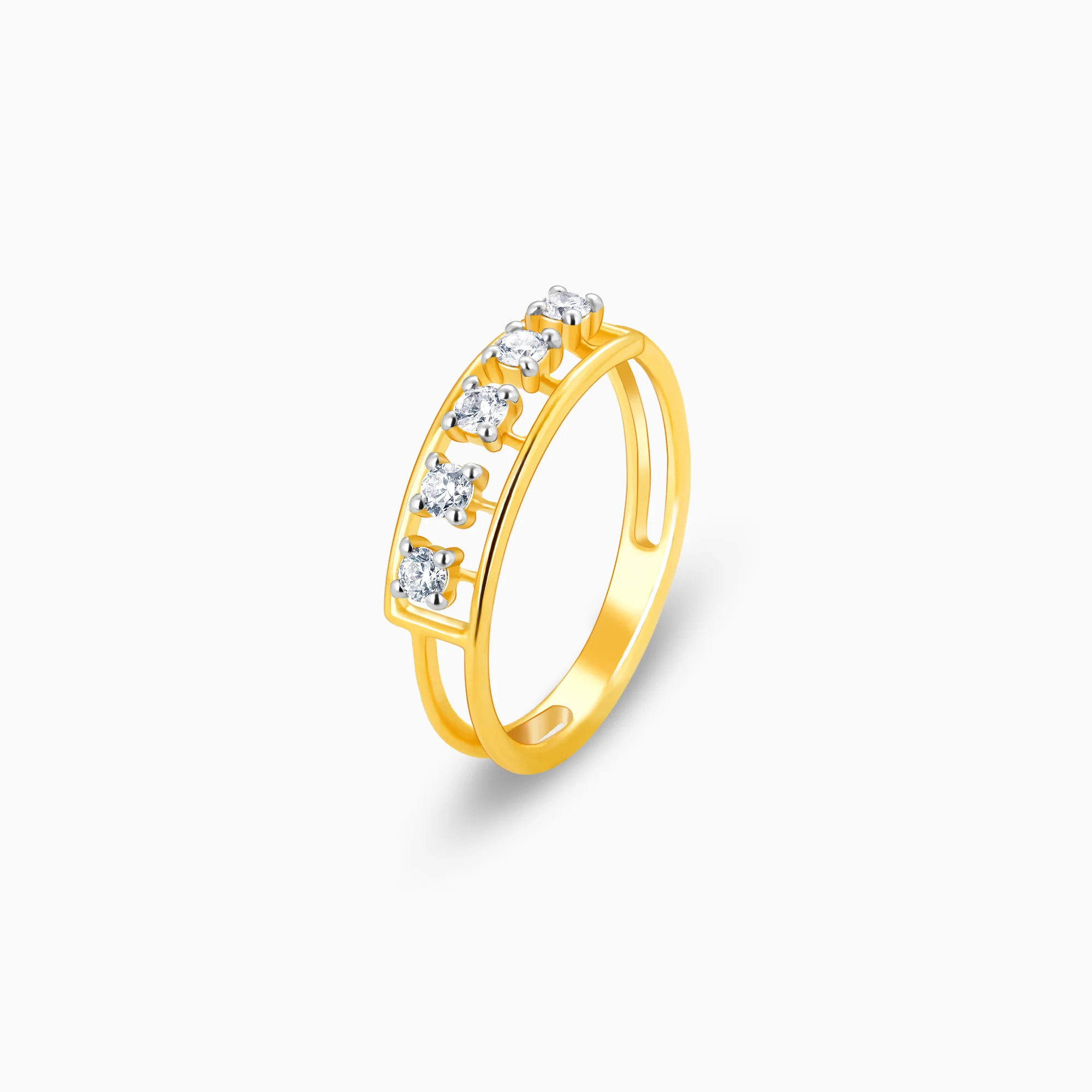 Gold Dazzling Diamond Ring - Image 5