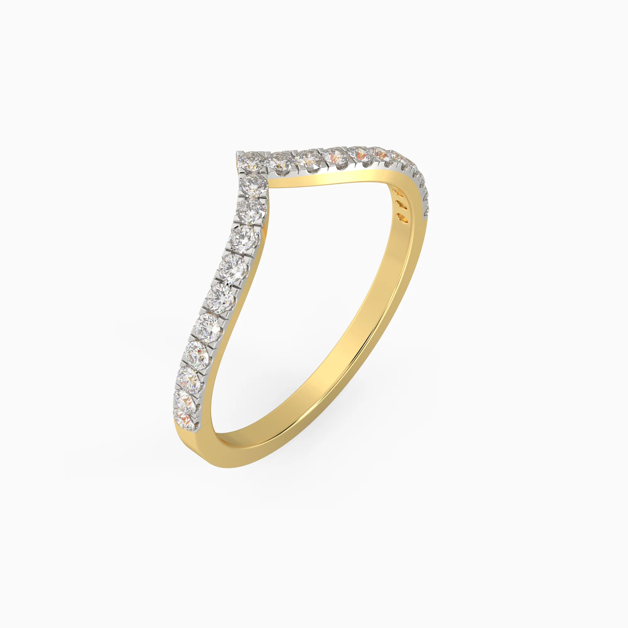 Gold Serene Valley Diamond Ring - Image 5