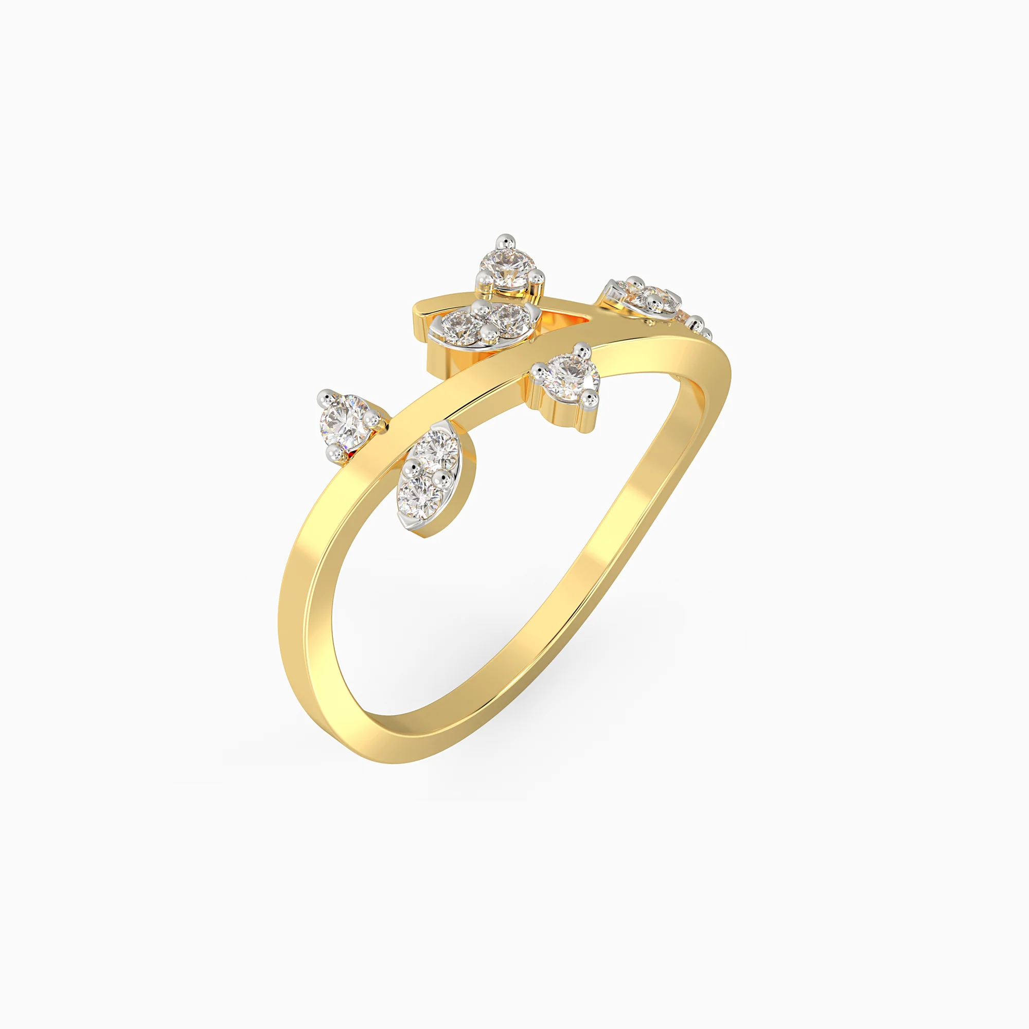 Gold Vibrant Spirit Diamond Ring - Image 5