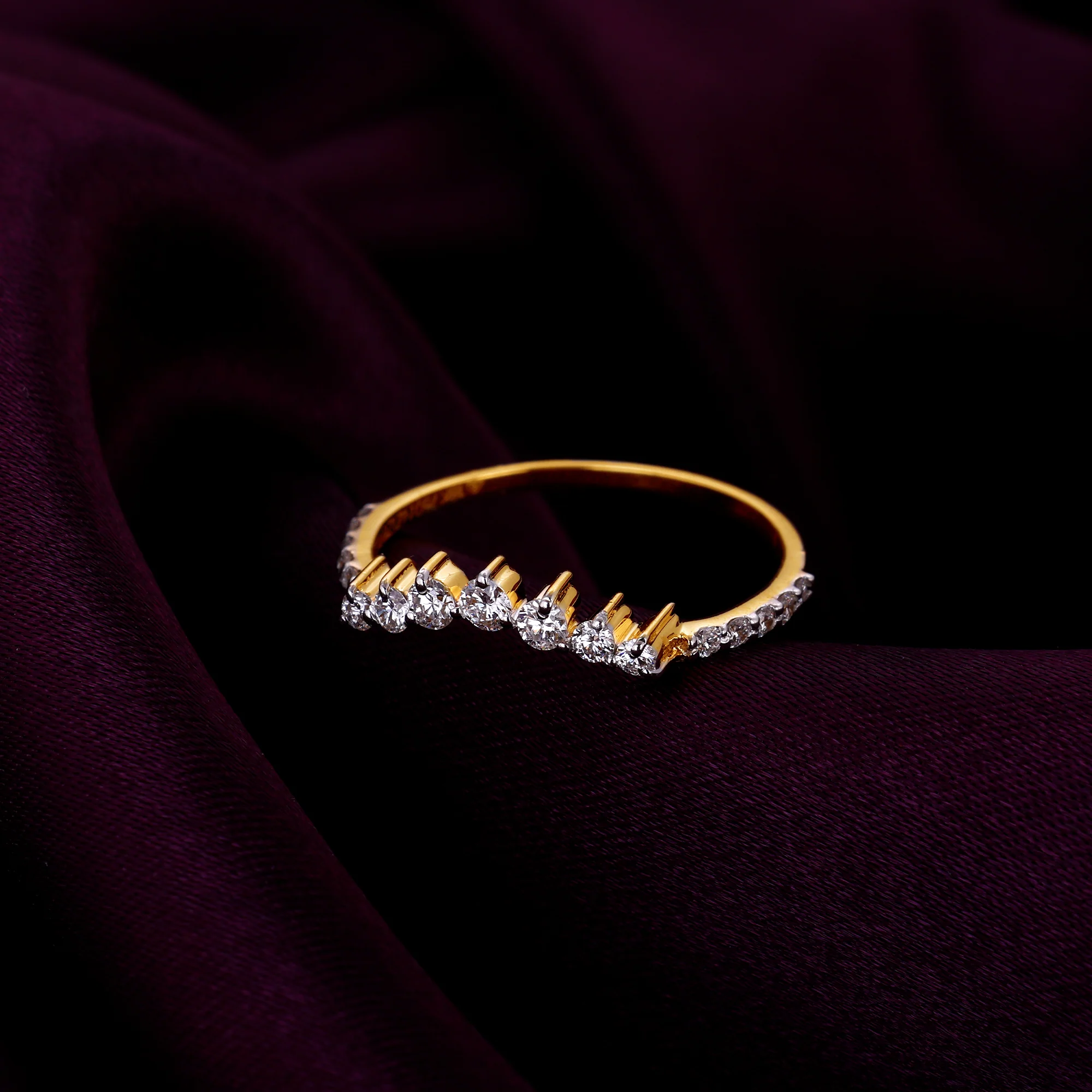 Gold Sublime Affection Diamond Ring - Image 2