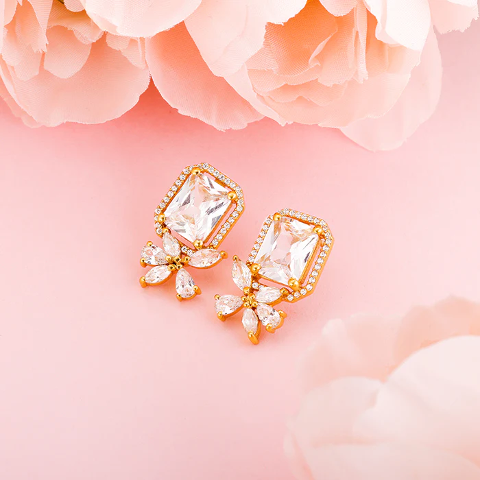 Golden Nature's Artistry Earrings - Image 2