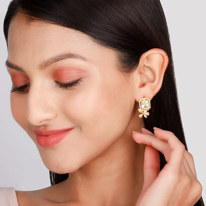 Golden Nature's Artistry Earrings - Image 3