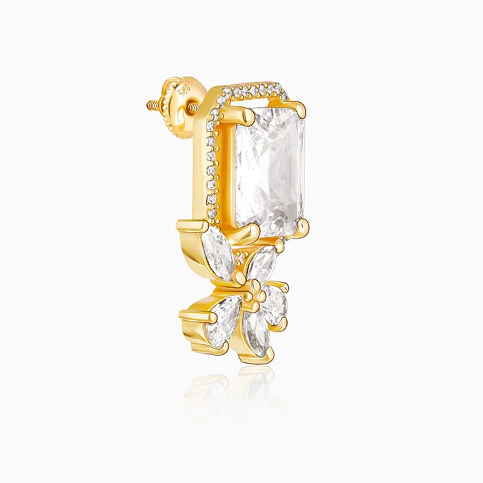 Golden Nature's Artistry Earrings - Image 4