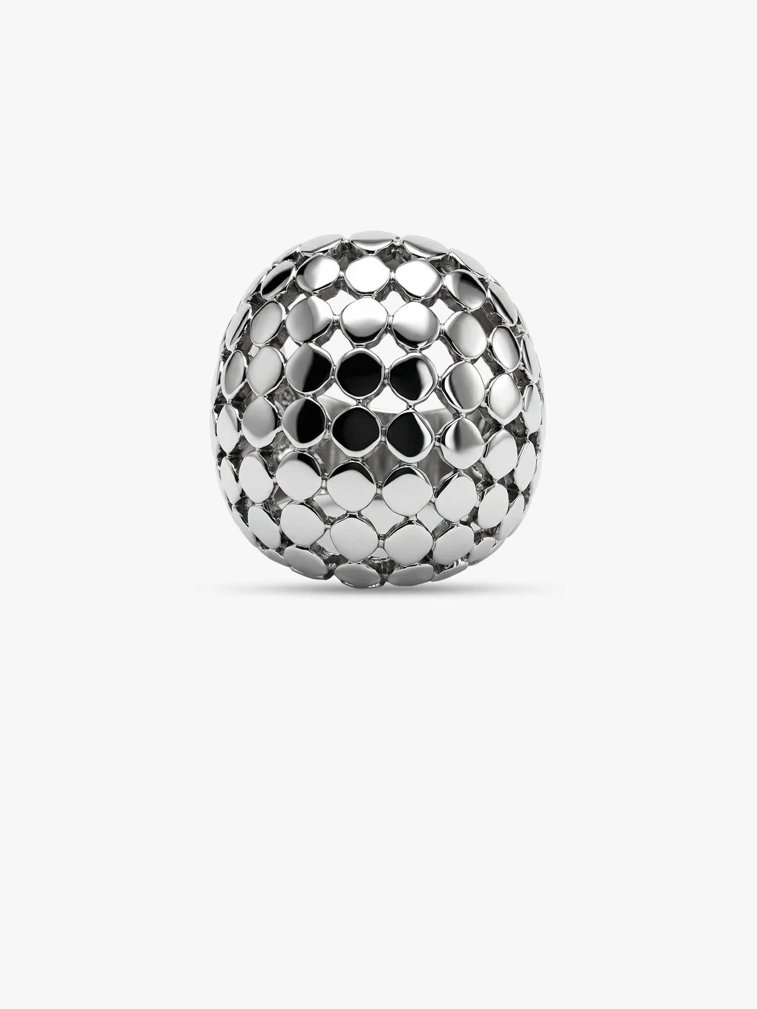 Barely There Rhodium Plated Ring (Size 14) - Image 2