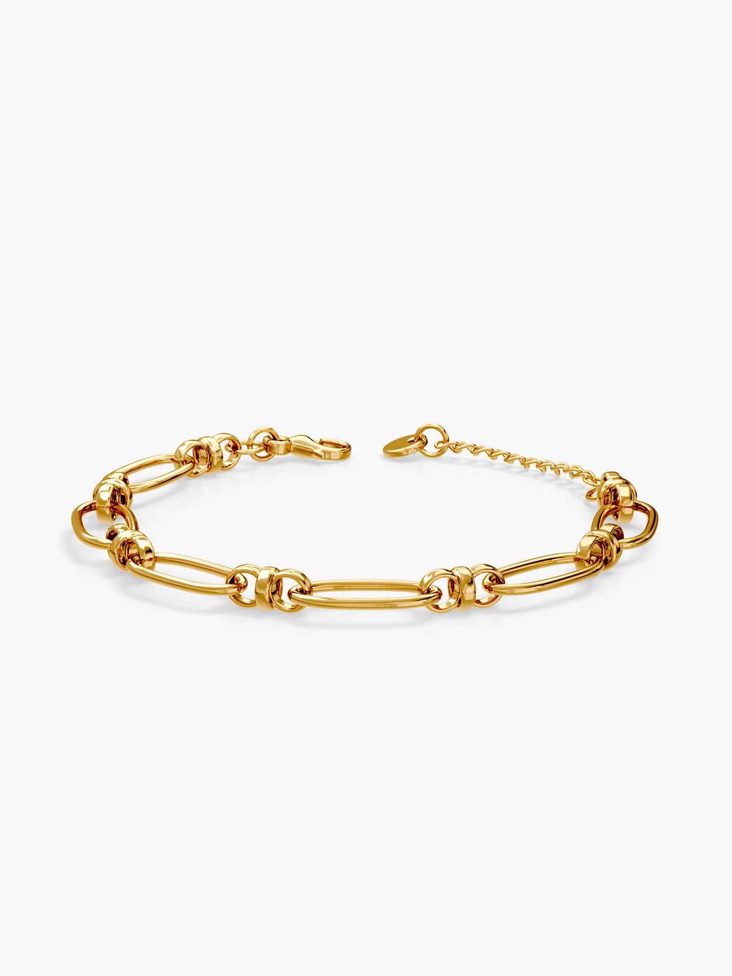 Big Loop Gold Plated Bracelet - Image 4