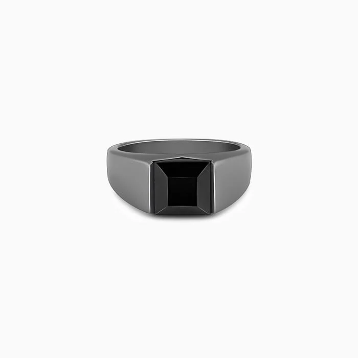 Black Rhodium Jazz Up Ring For Him - Image 3