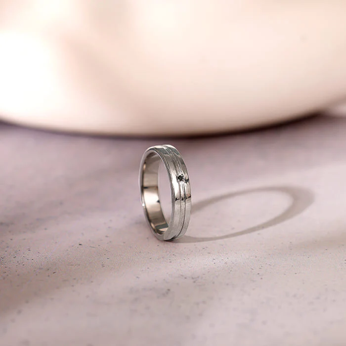 Black Rhodium Wild Wind Ring For Him - Image 2