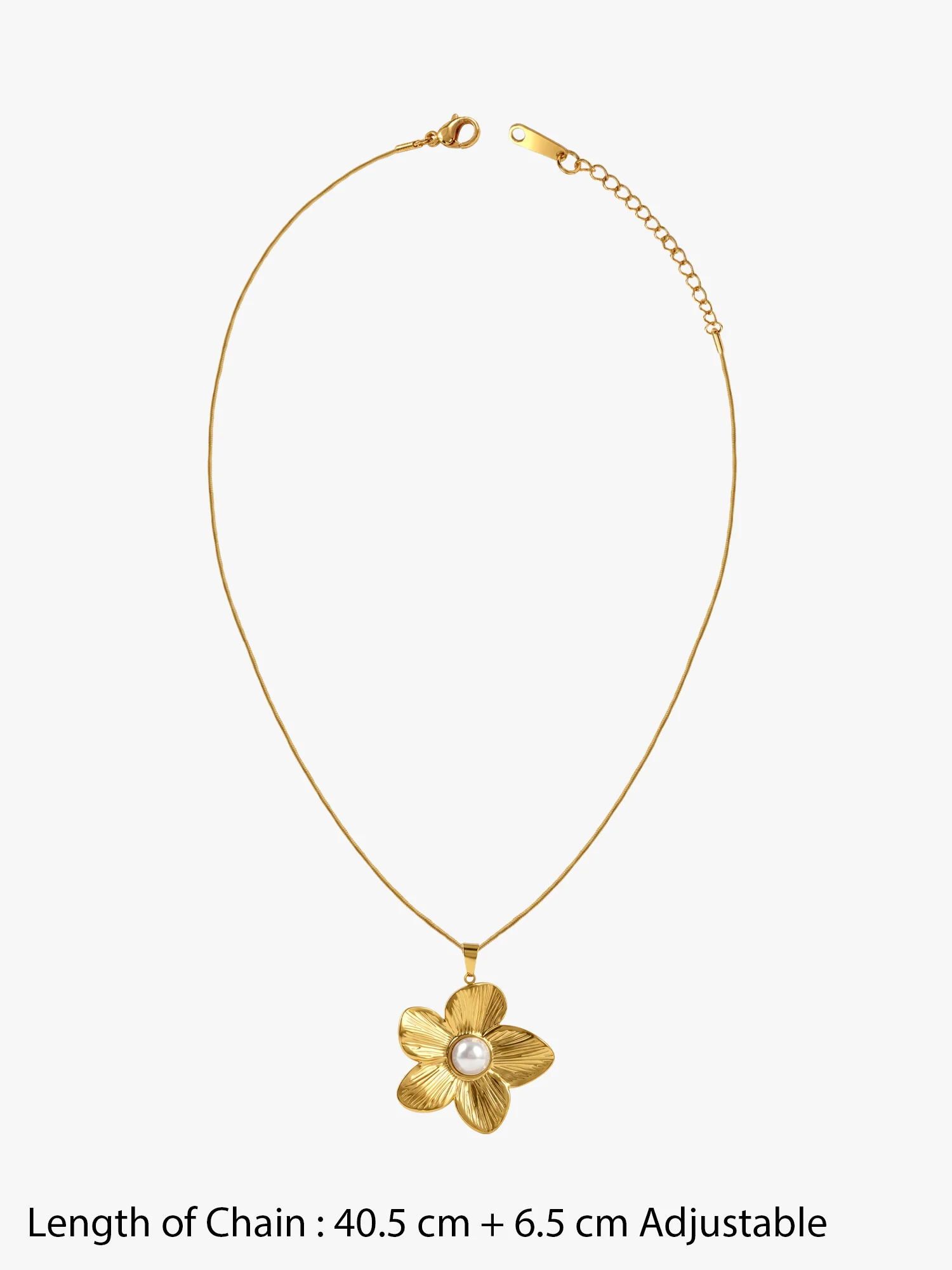 Bloom Pop Gold Plated Pendant with Link Chain - Image 8