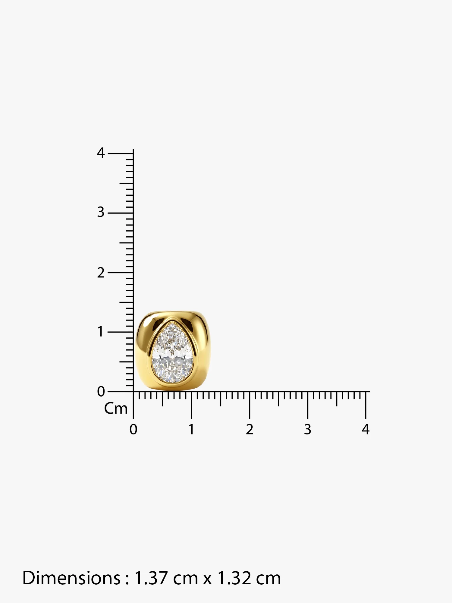 Bold Dome Gold Plated Ear Cuffs - Image 7