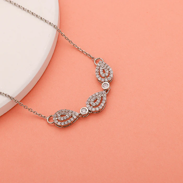Silver Love of Pears Necklace - Image 2