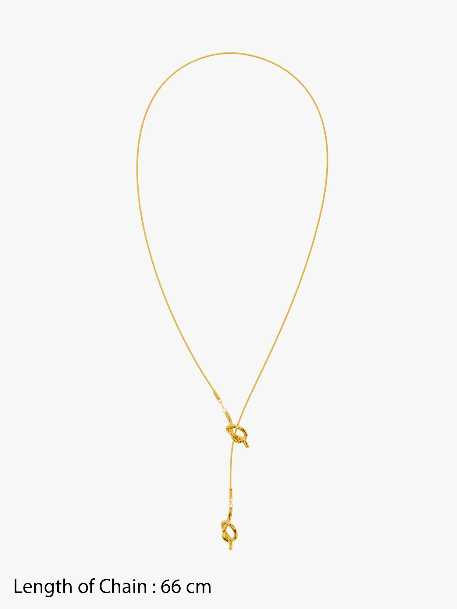 Clean Girl Drop Gold Plated Necklace - Image 6