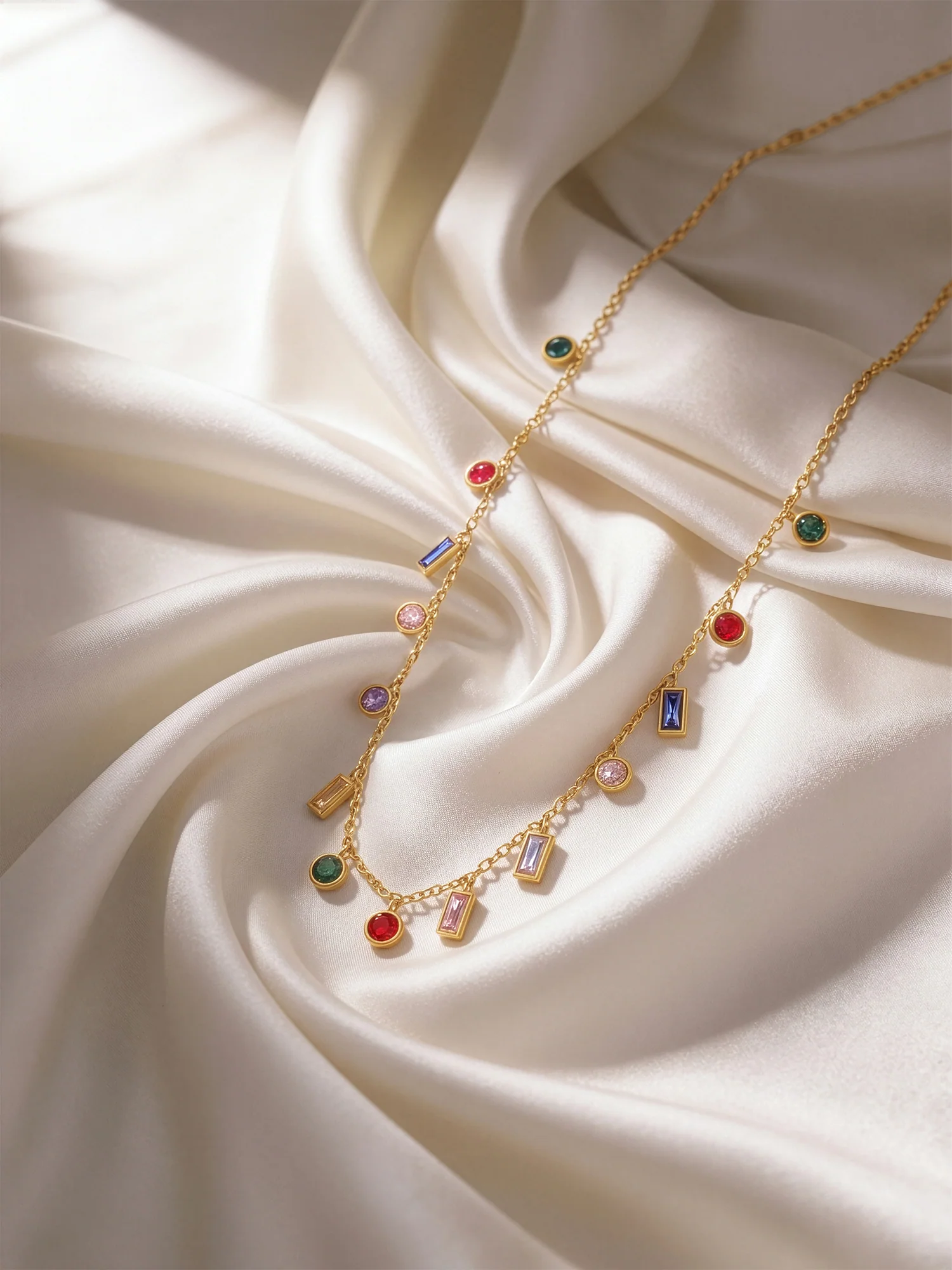 Color Pop Charm Gold Plated Necklace - Image 2