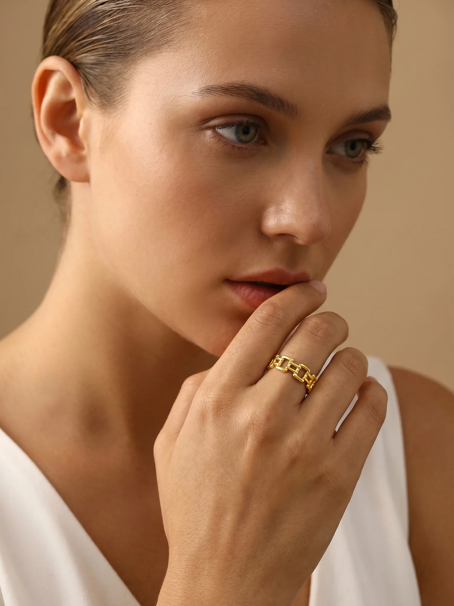 Core Gold Plated Ring (Size 18) - Image 3