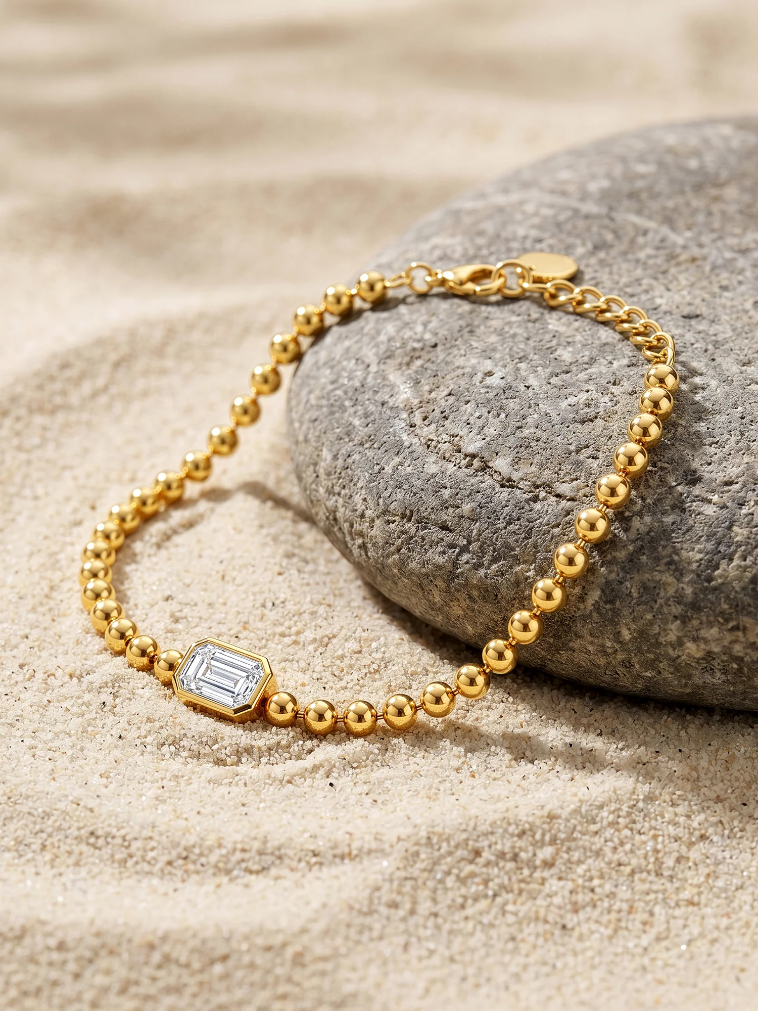 Crystal Hit Gold Plated Bracelet - Image 2