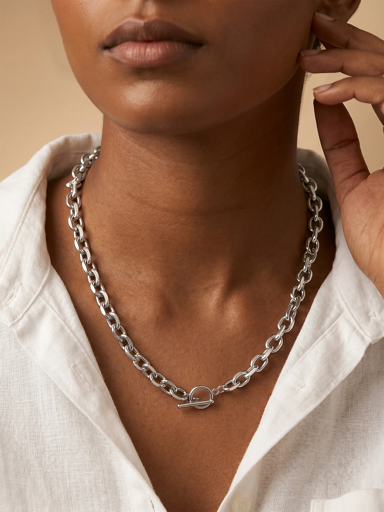 Daily Chain Stainless Steel Necklace - Image 3