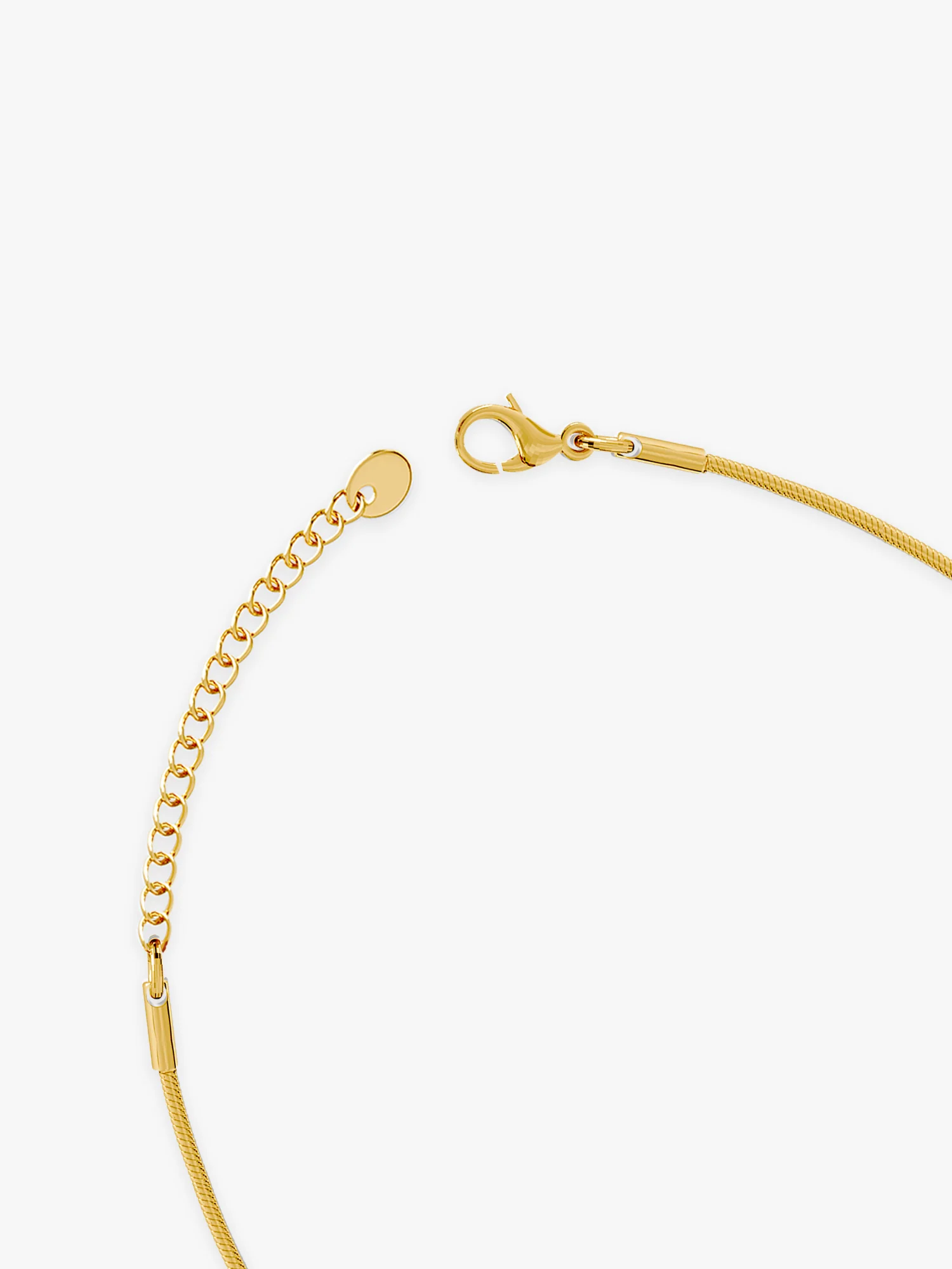 Drip Links Gold Plated Pendant With Link Chain - Image 4