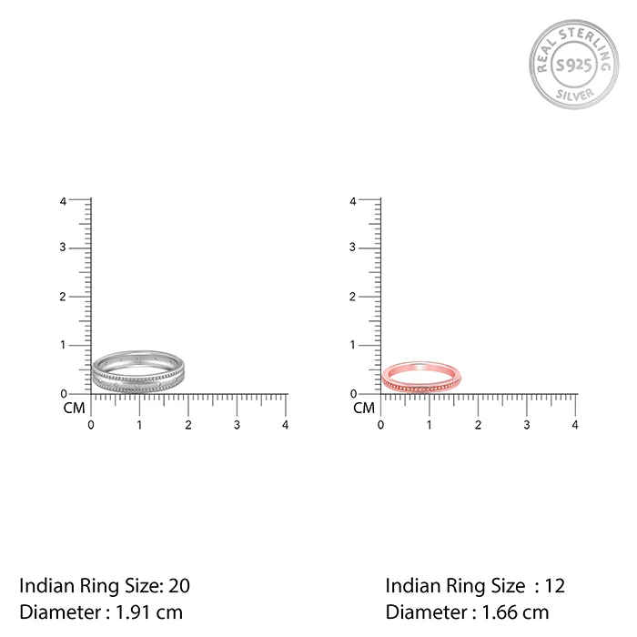 Dual Tone Lifeline Couple Band - Image 5