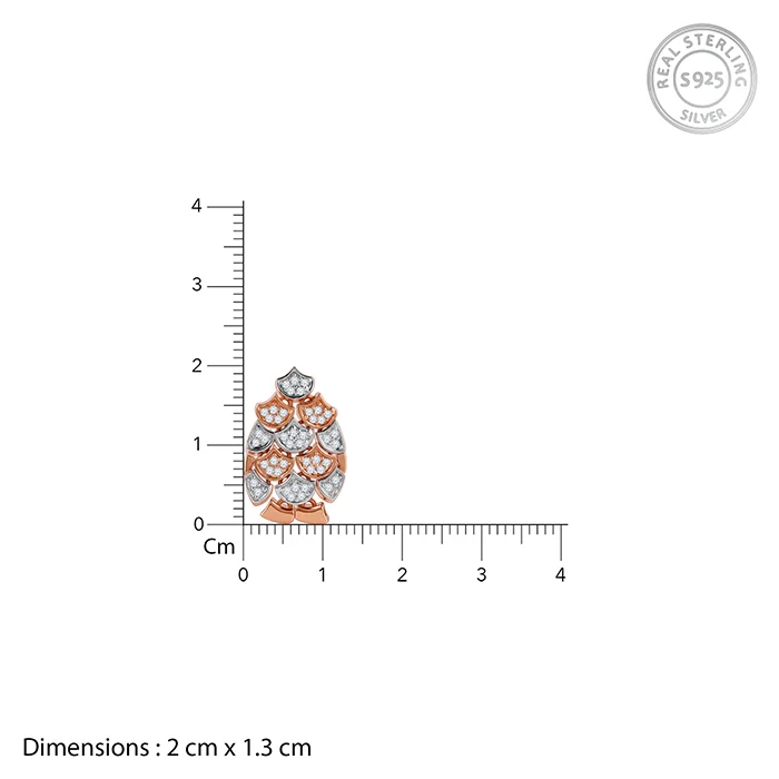 Dual Tone Oval Reef Silver Set - Image 5