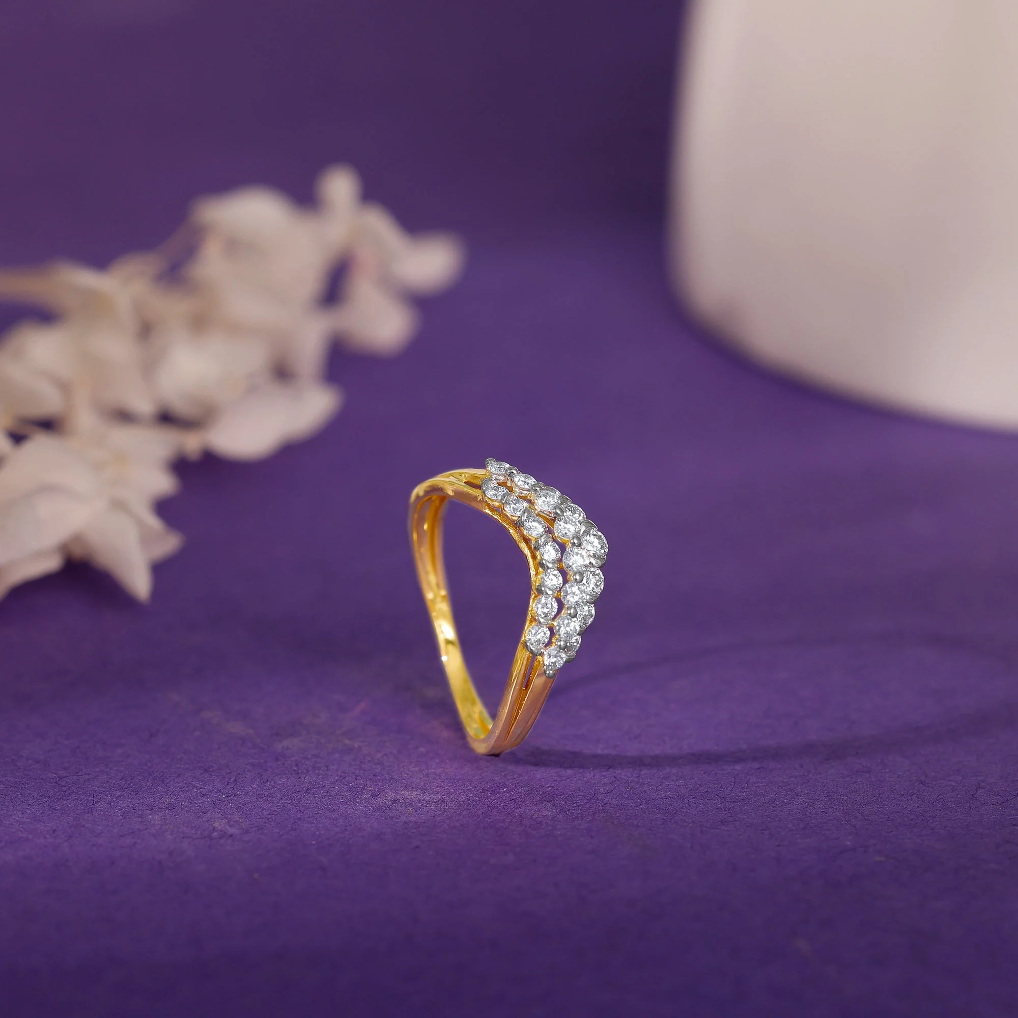 Gold & Diamond Forever Yours Vanki Ring - Image 2