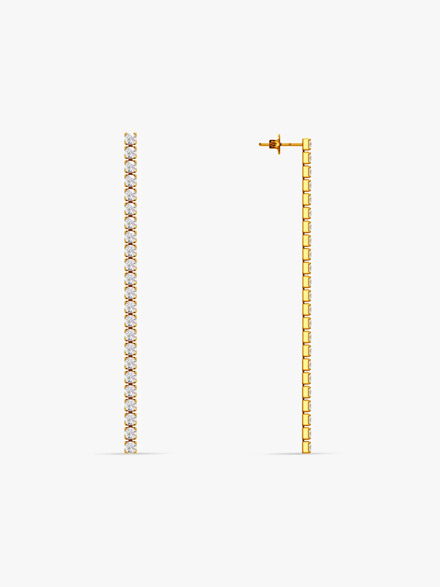 Glow Getter Gold Plated Dangler Earrings - Image 5