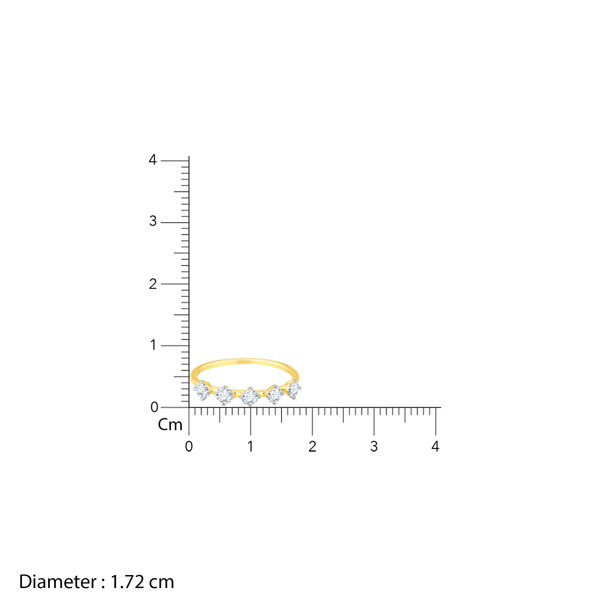 Gold Eternally Treasured Diamond Ring - Image 5