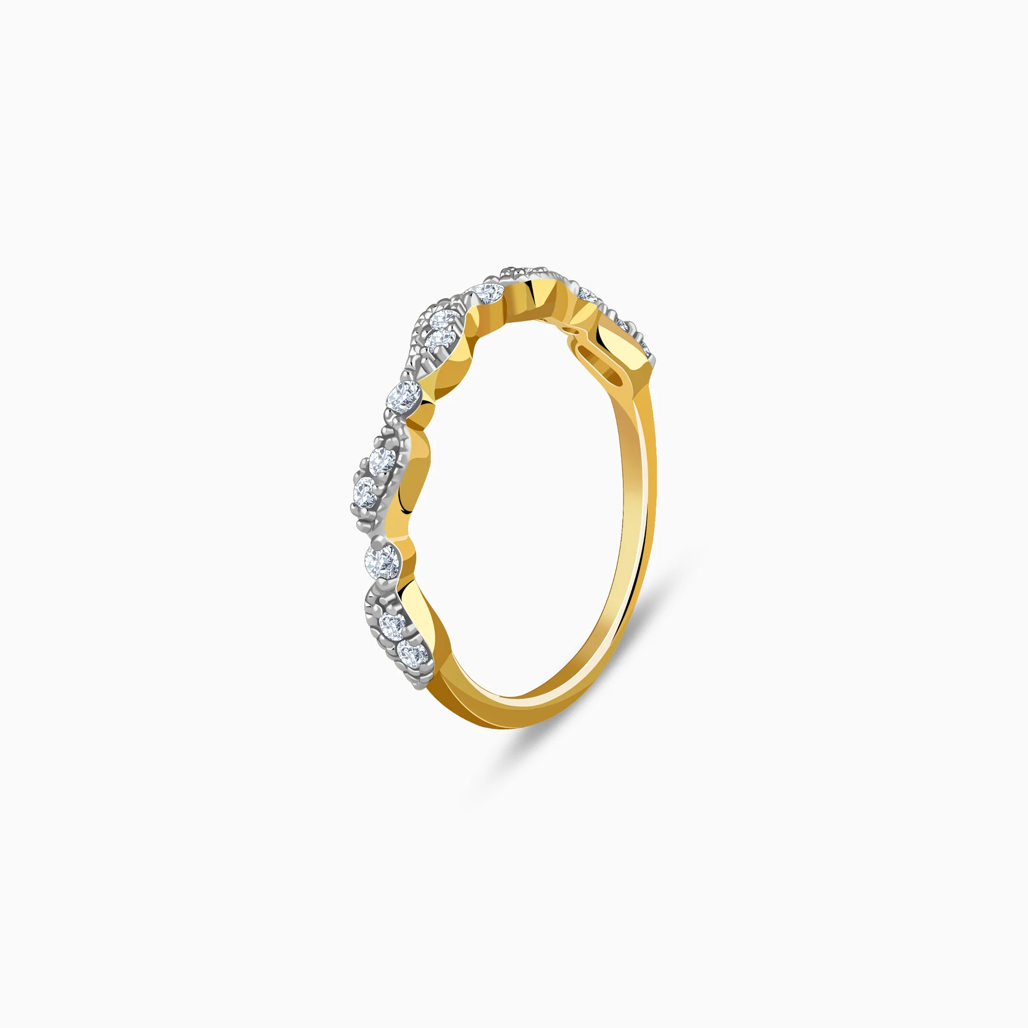 Gold Auryne Lab Grown Diamond Ring - Image 4