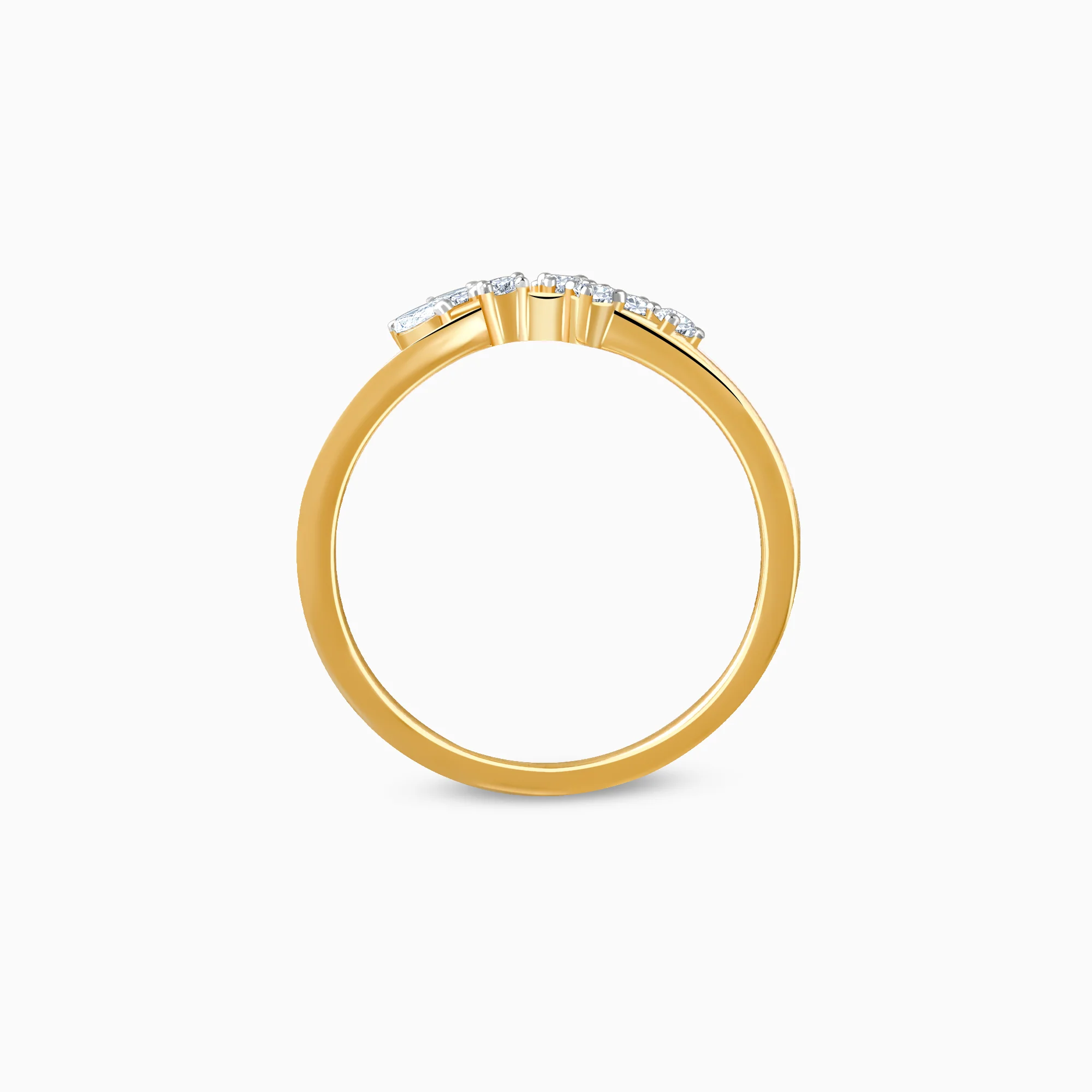 Gold Aveline Lab Grown Diamond Ring - Image 5