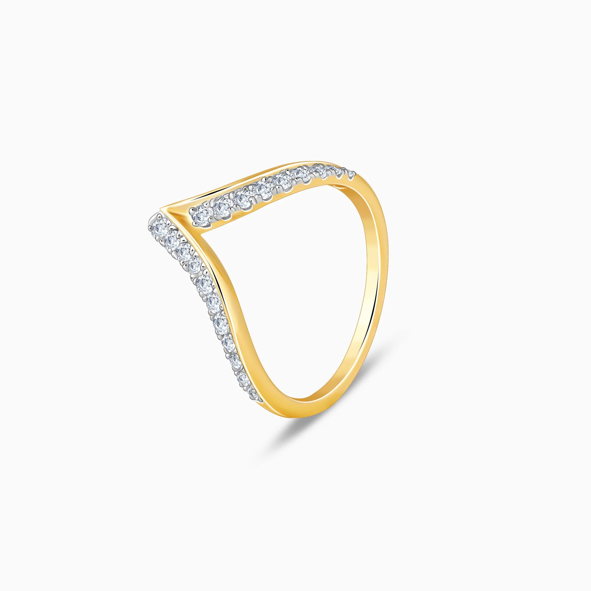 Gold Avira Lab Grown Diamond Ring - Image 4
