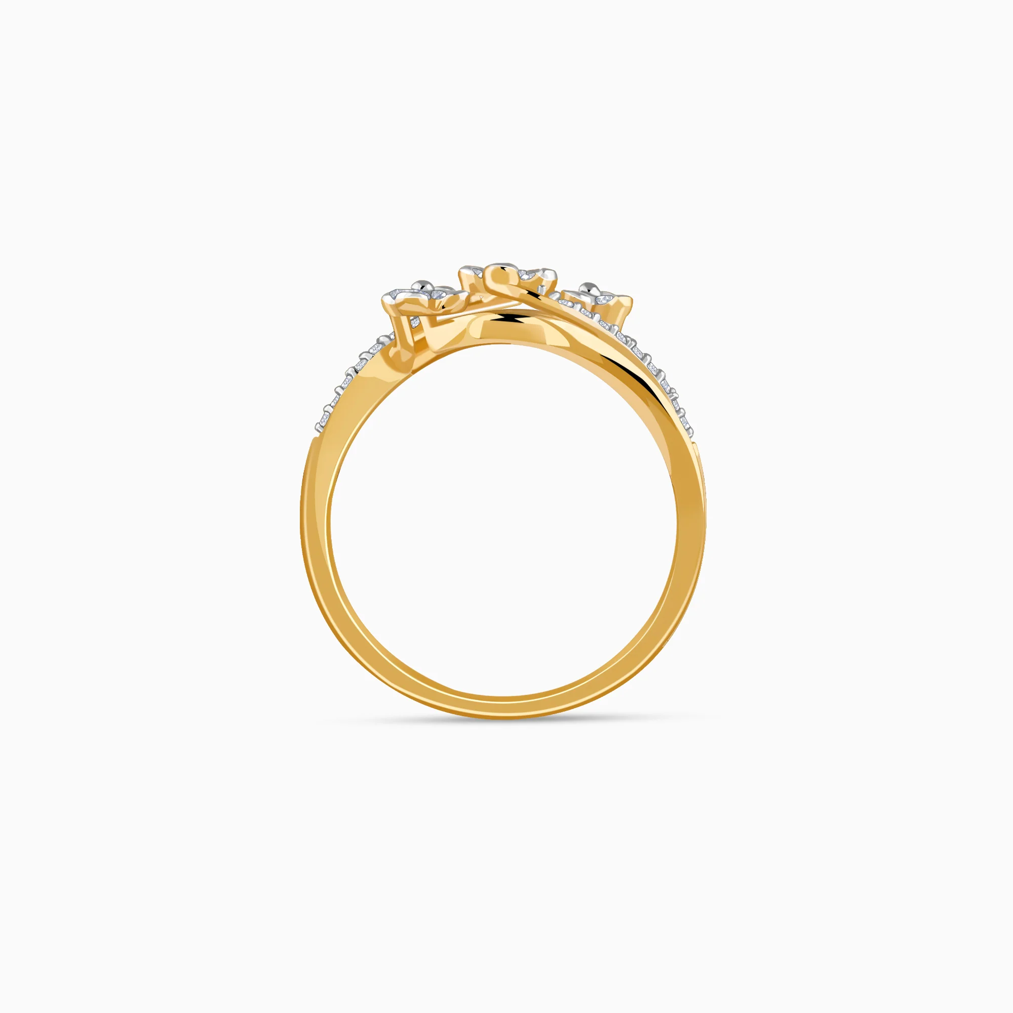 Gold Bloom Lab Grown Diamond Ring - Image 5
