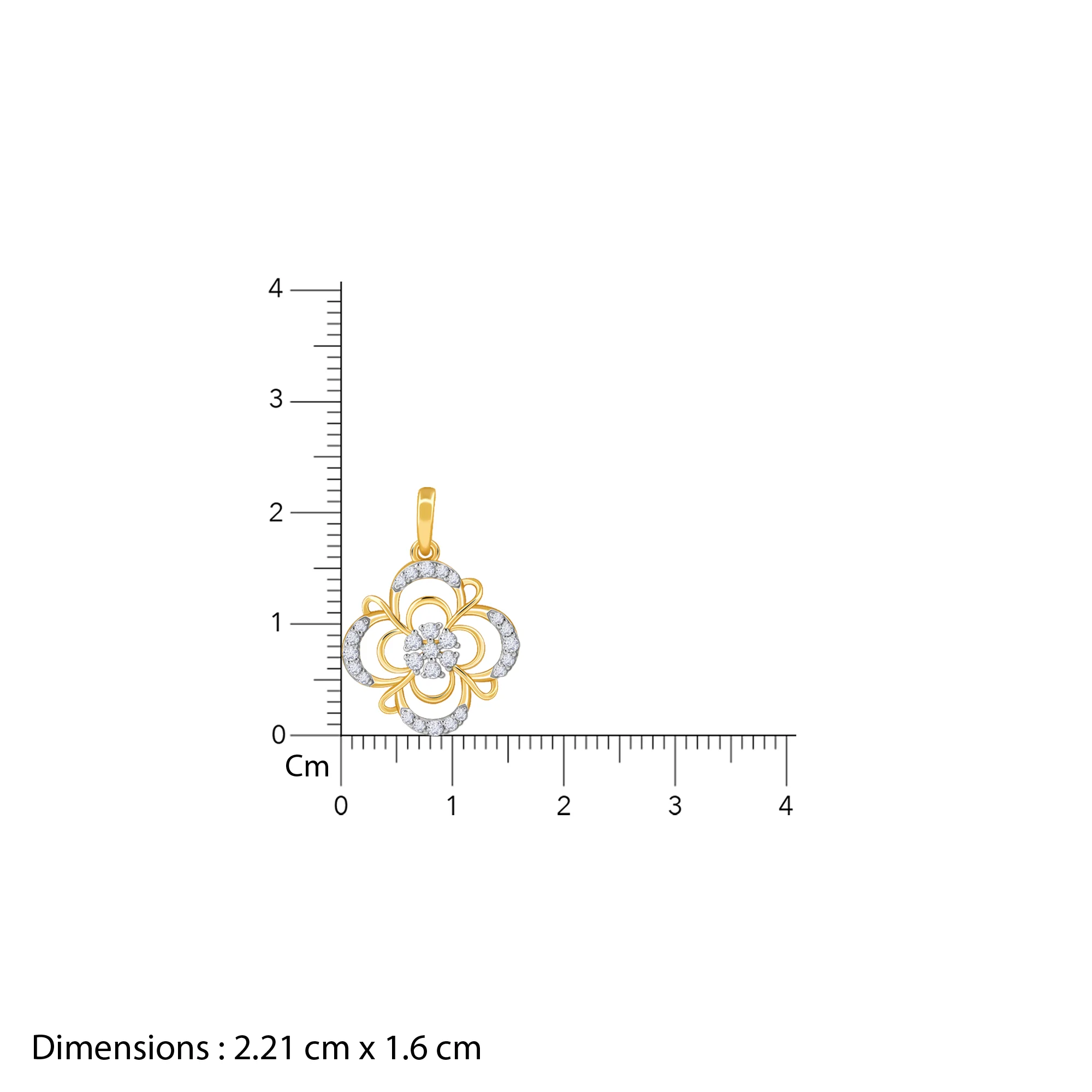 Gold Blossom Twist Lab Grown Diamond - Image 6