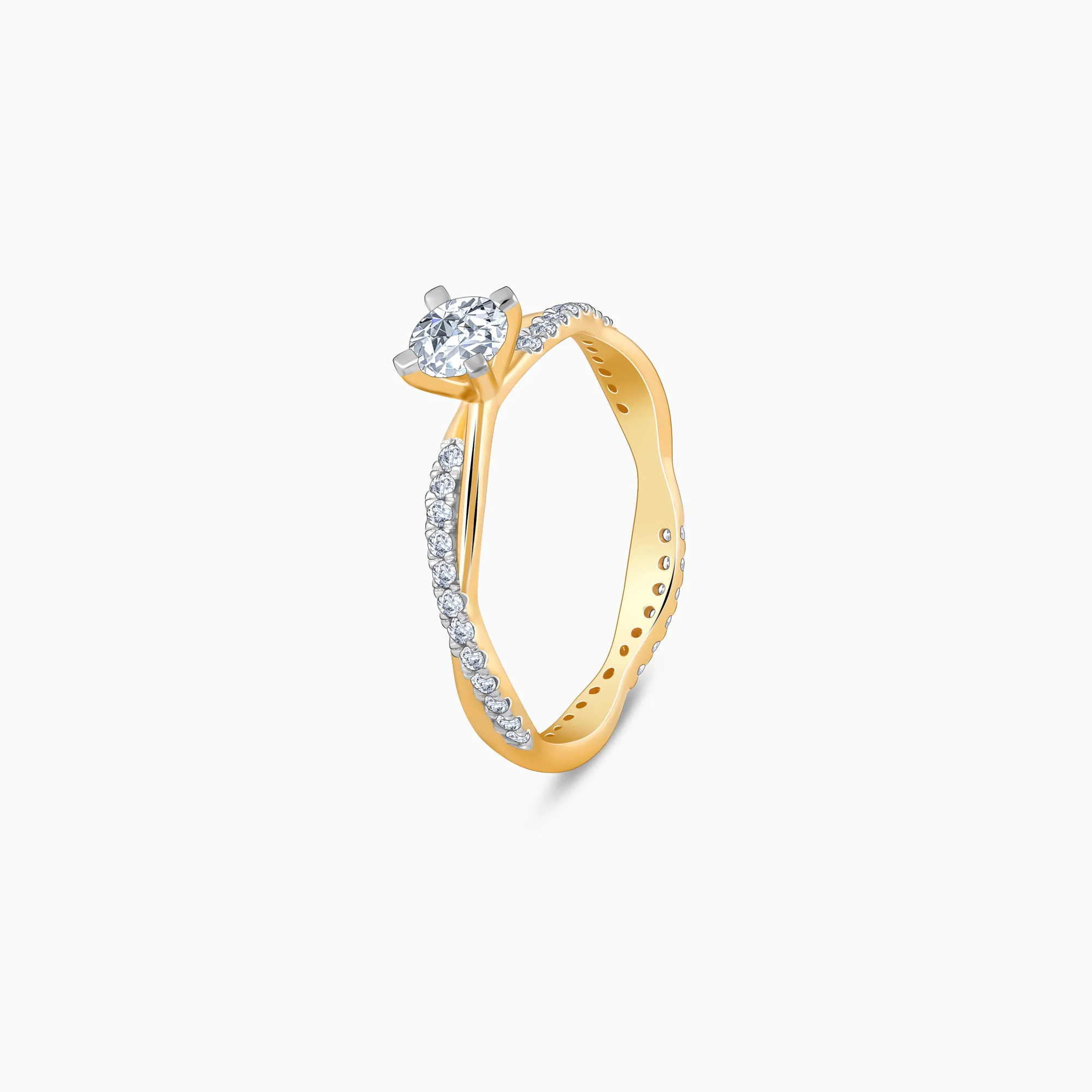 Gold Bold Beauty Diamond Ring - Image 4