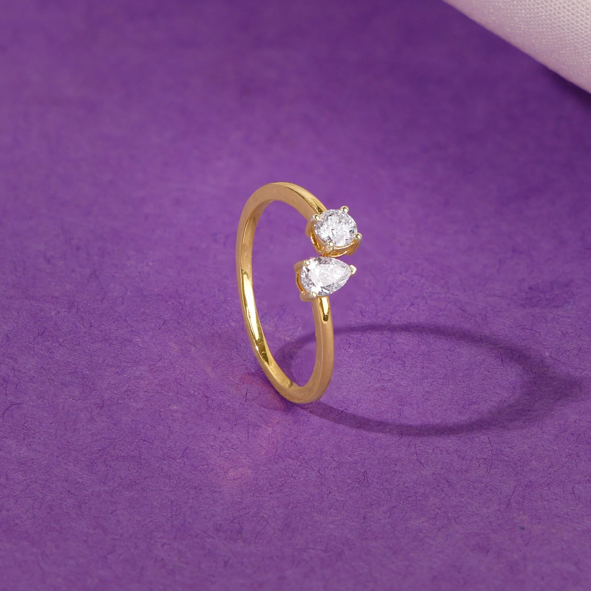 Gold Bonded Souls Lab Grown Diamond Ring - Image 2