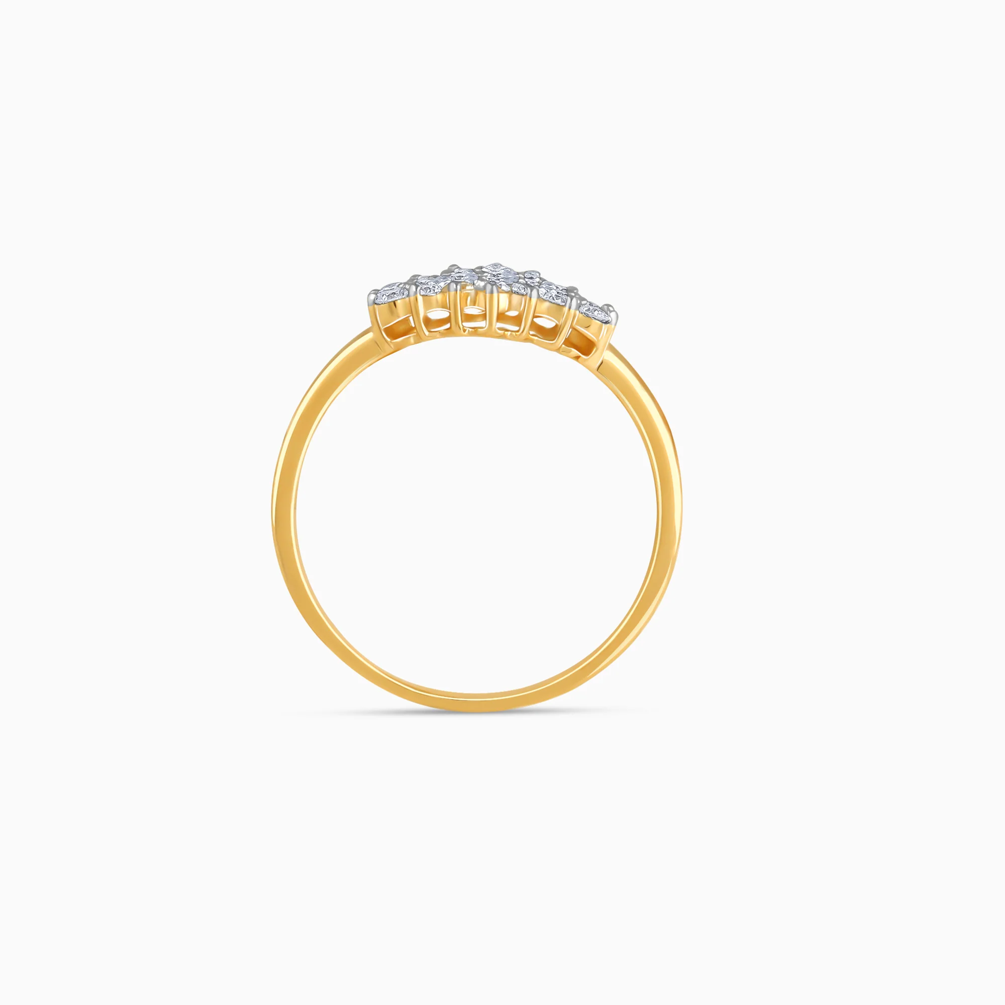 Gold Caprese Lab Grown Diamond Ring - Image 5