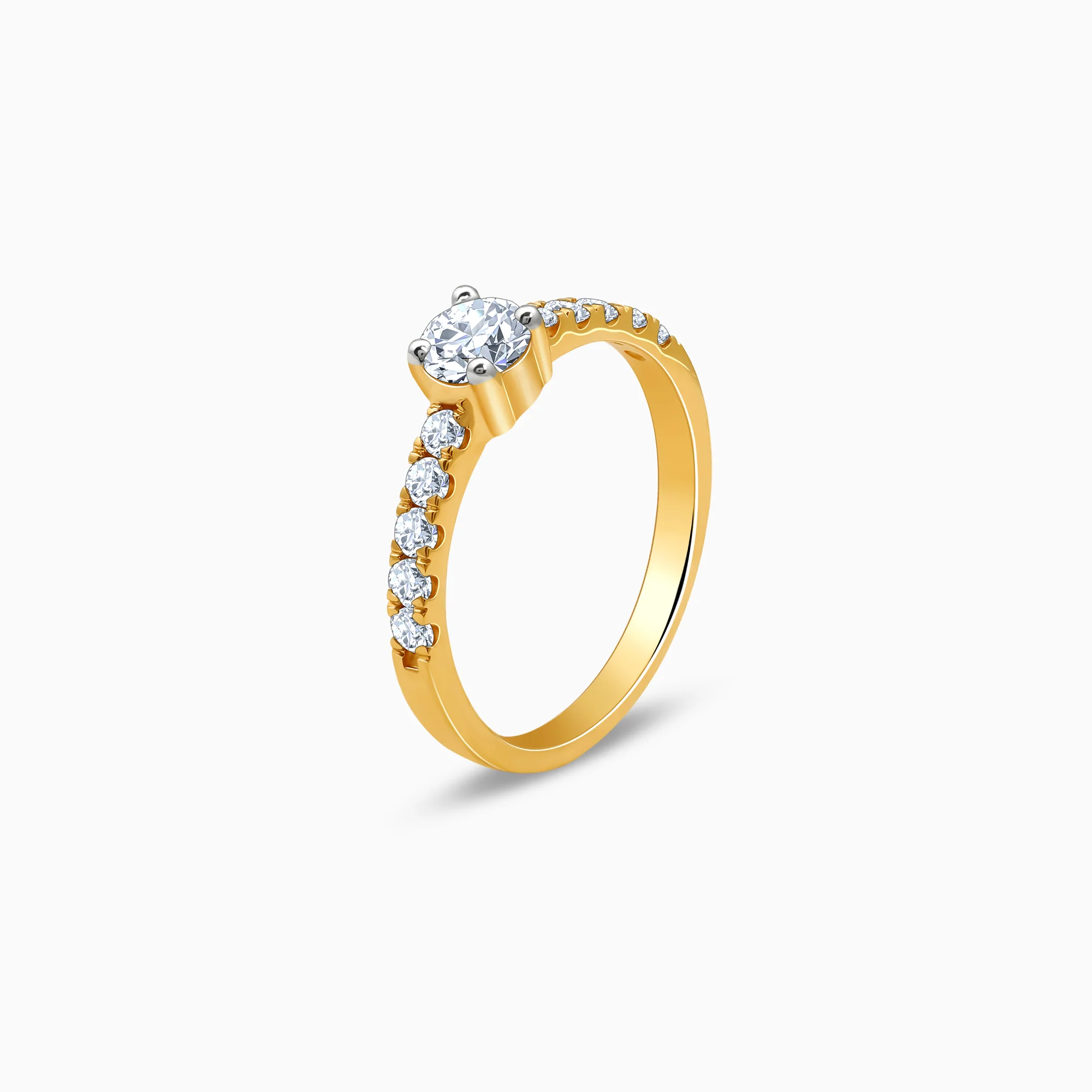 Gold Ceres Solitaire Lab Grown Diamond Ring - Image 4