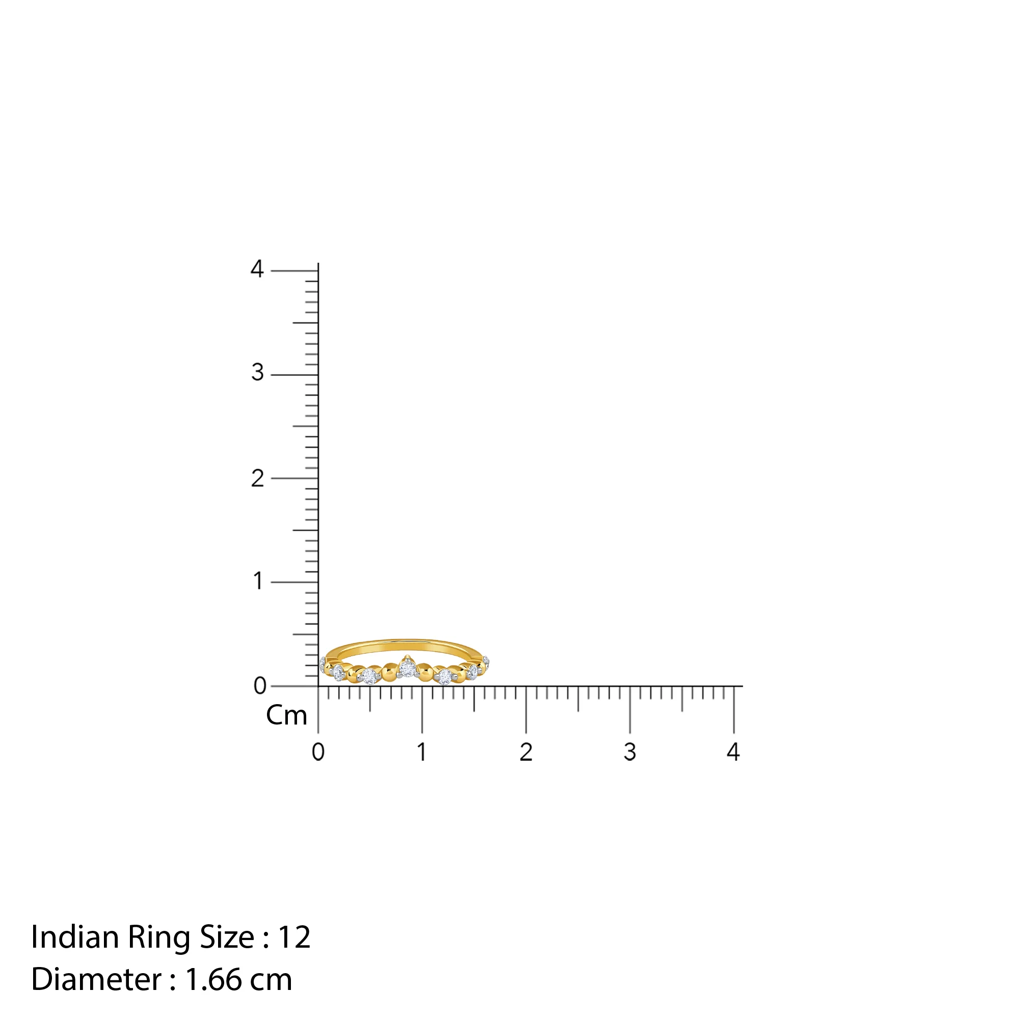 Gold Crownia Lab Grown Diamond Ring - Image 6