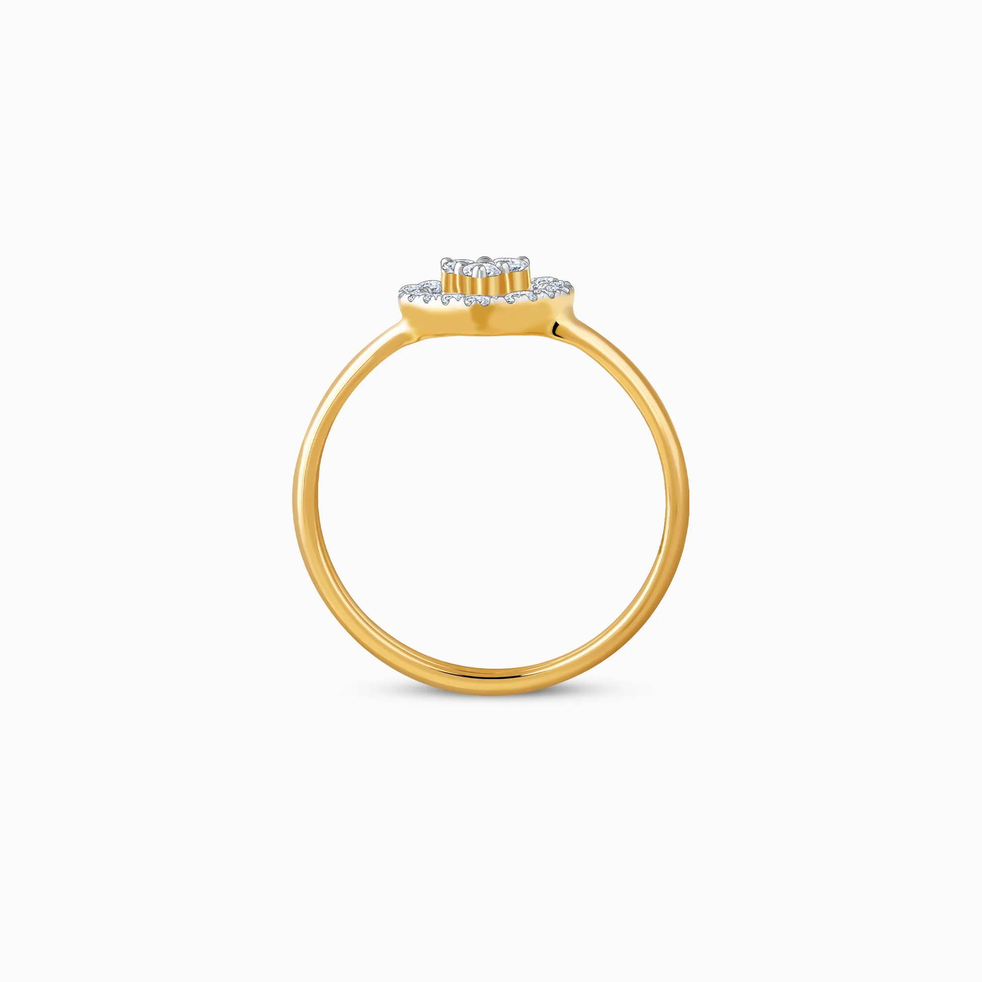 Gold Dil Lab Grown Diamond Ring - Image 5