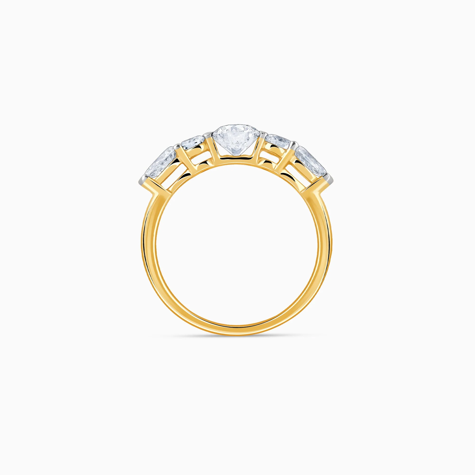 Gold Diva Solitaire Diamond Ring - Image 5