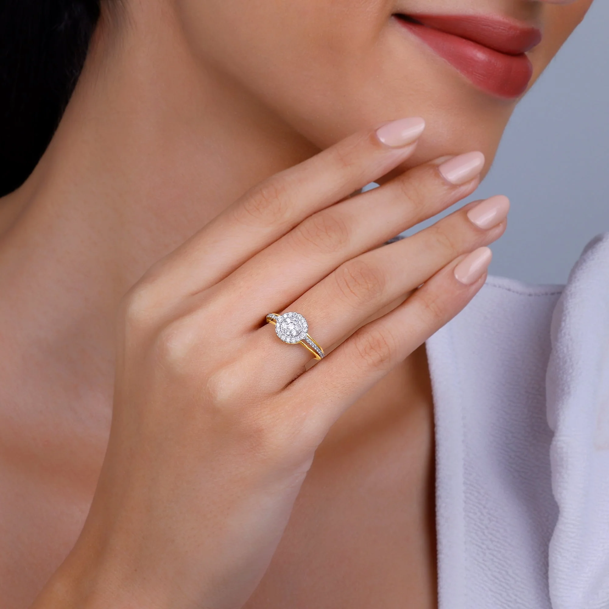 Gold Epireal Lab Grown Diamond Ring - Image 3
