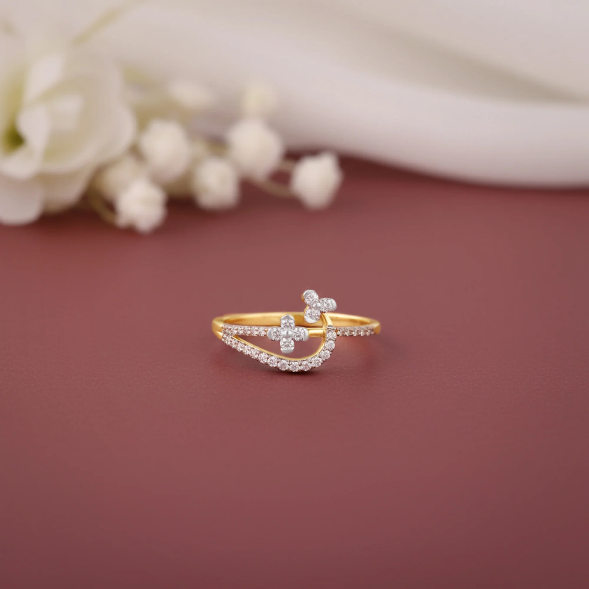 Gold Eternal Bloom Lab Grown Diamond Ring - Image 2