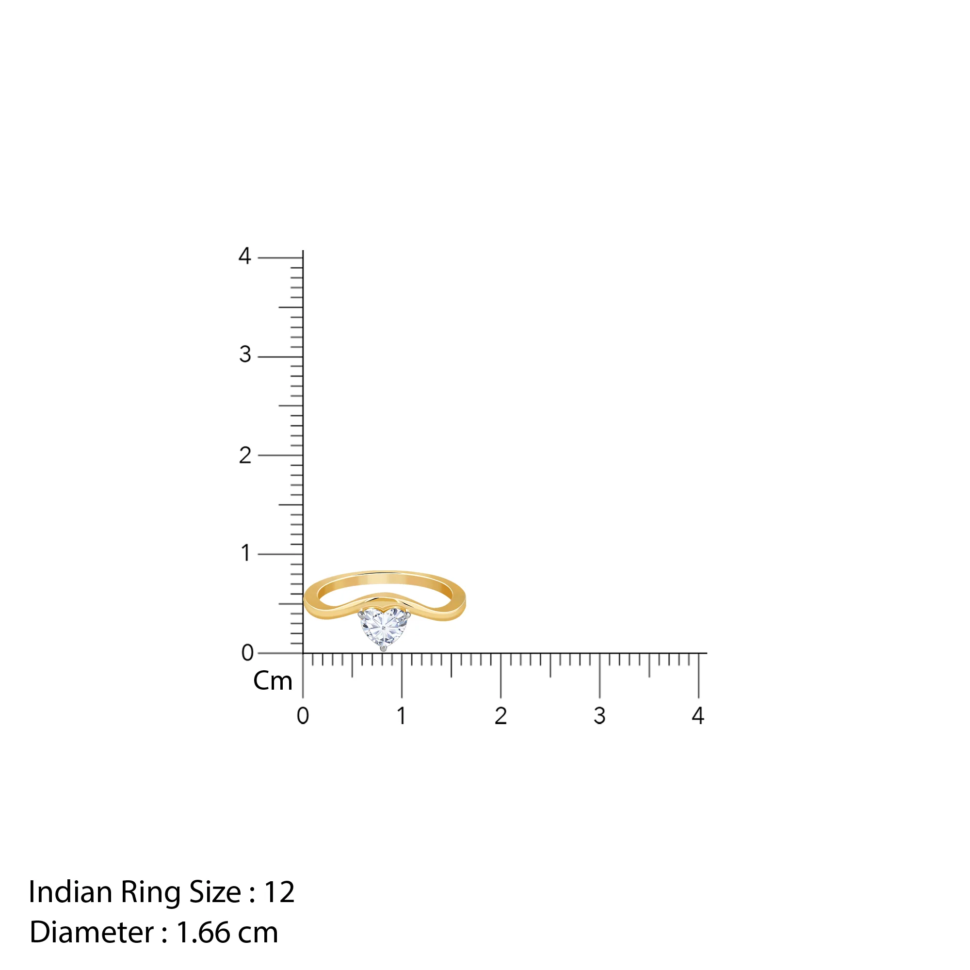 Gold Eternal Flame Solitaire Lab Grown Diamond Ring - Image 6