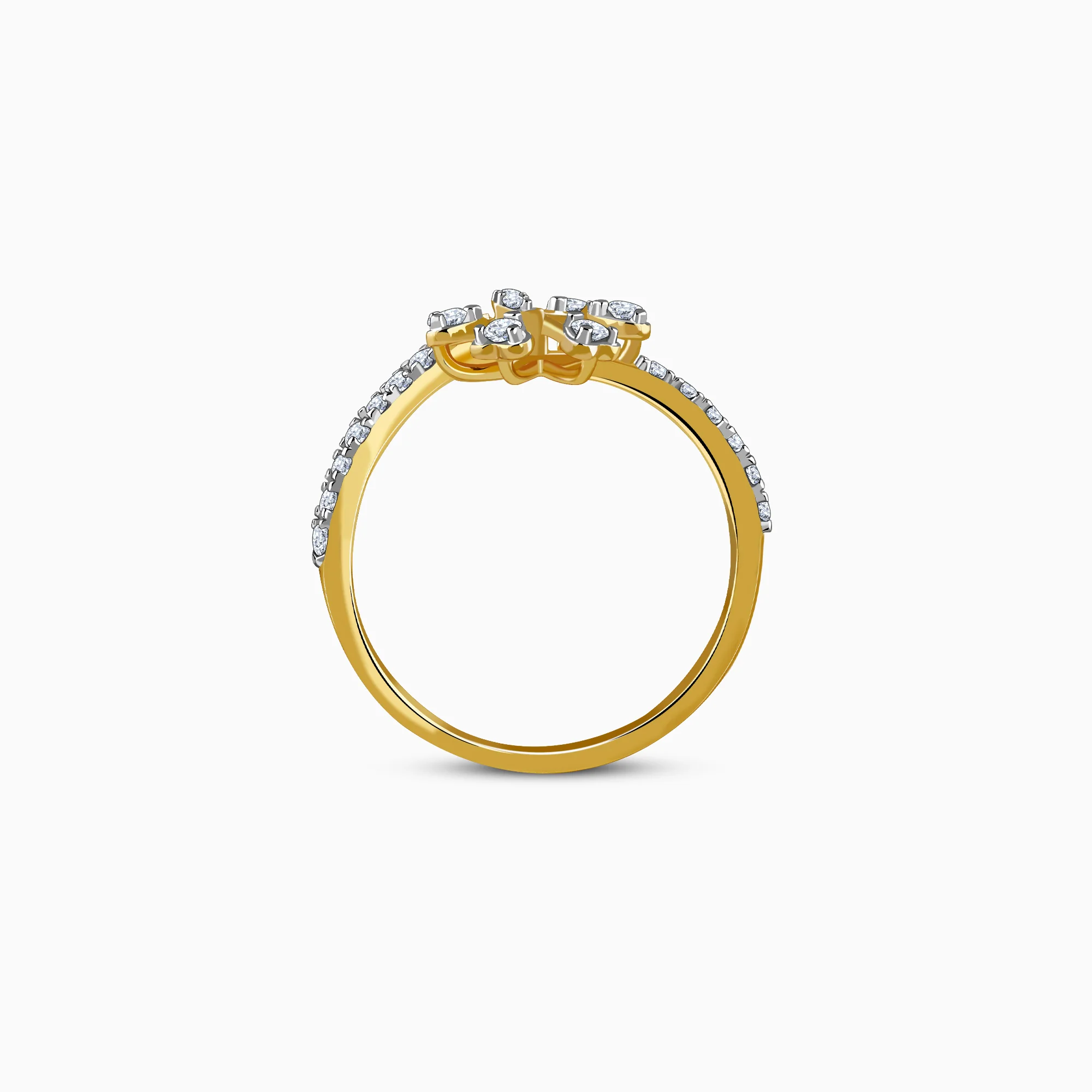 Gold Everflower Lab Grown Diamond Ring (Size 12) - Image 5