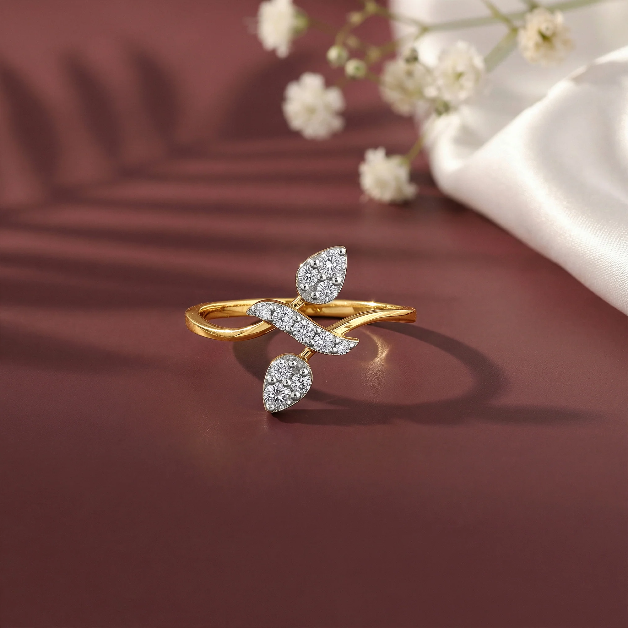 Gold Everleaf Lab Grown Diamond Ring - Image 2