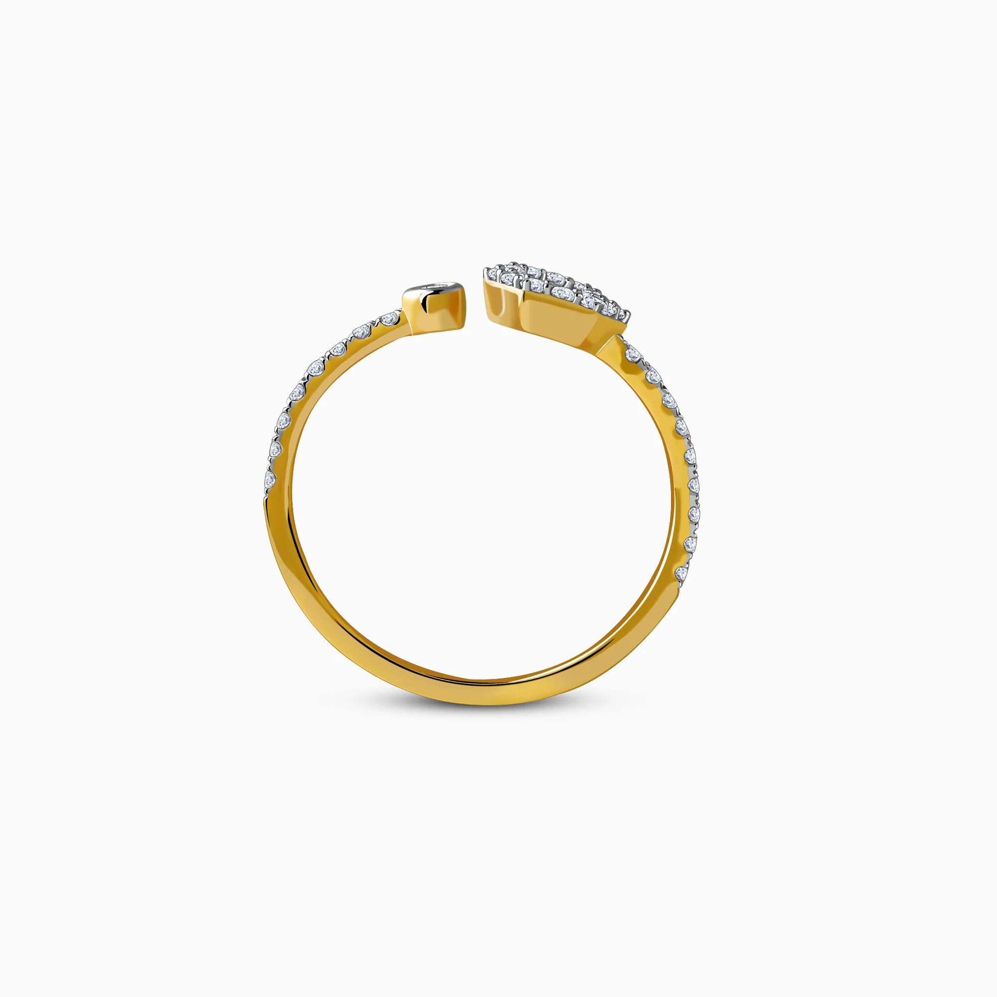 Gold Evermore Lab Grown Diamond Ring - Image 5