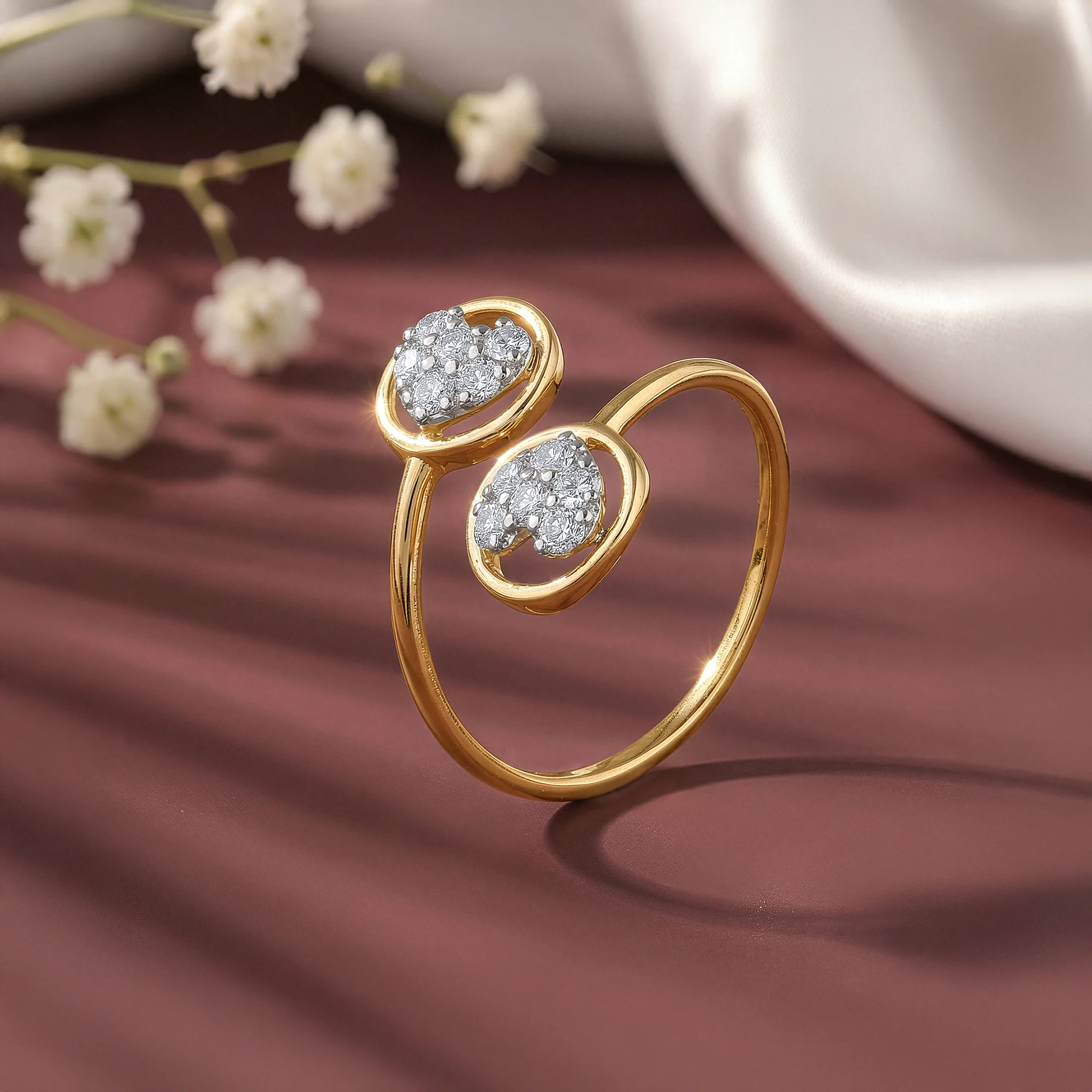 Gold Fantastic Love Lab Grown Diamond Ring (Size 12) - Image 2