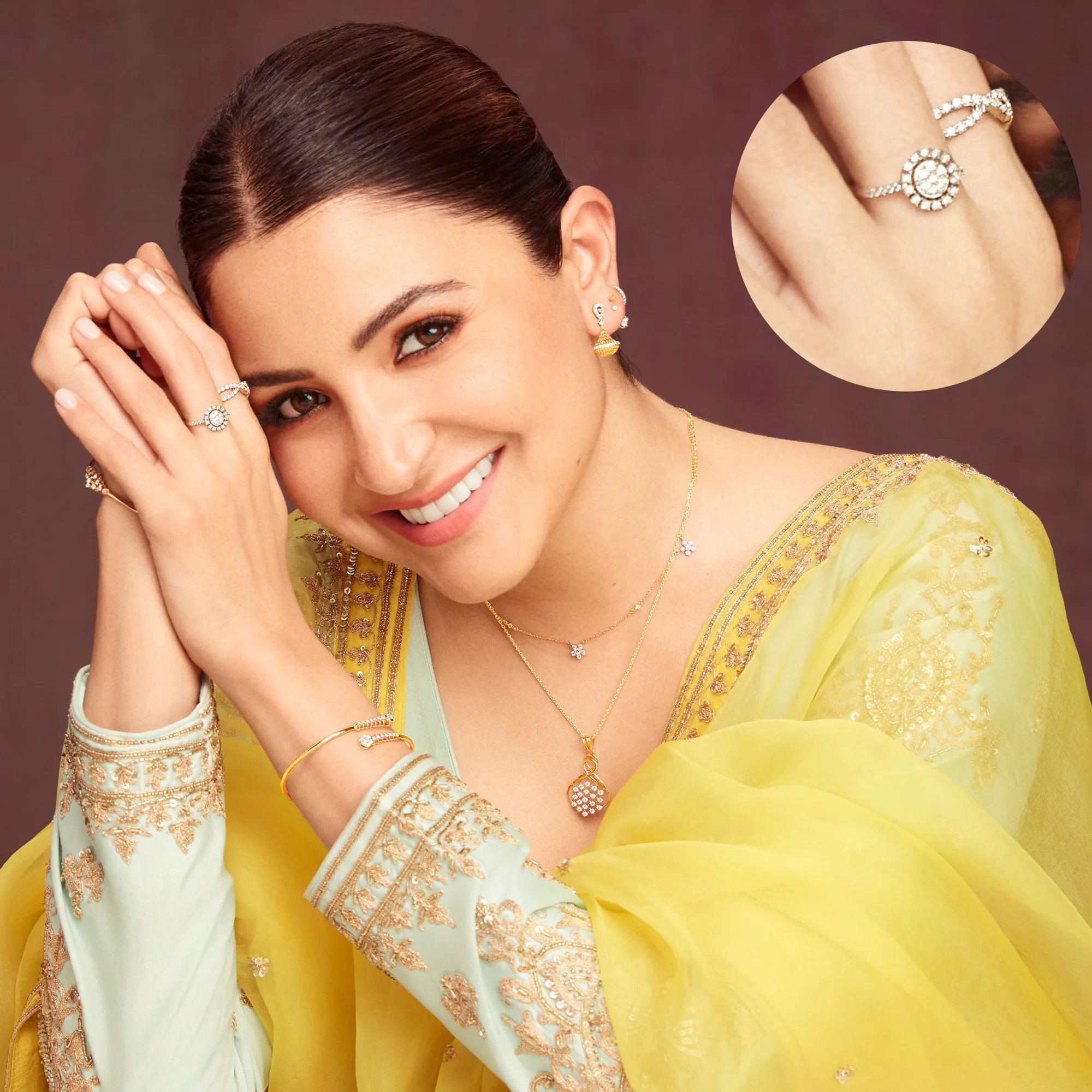 Gold Fiore Bloom Diamond Ring - Image 3