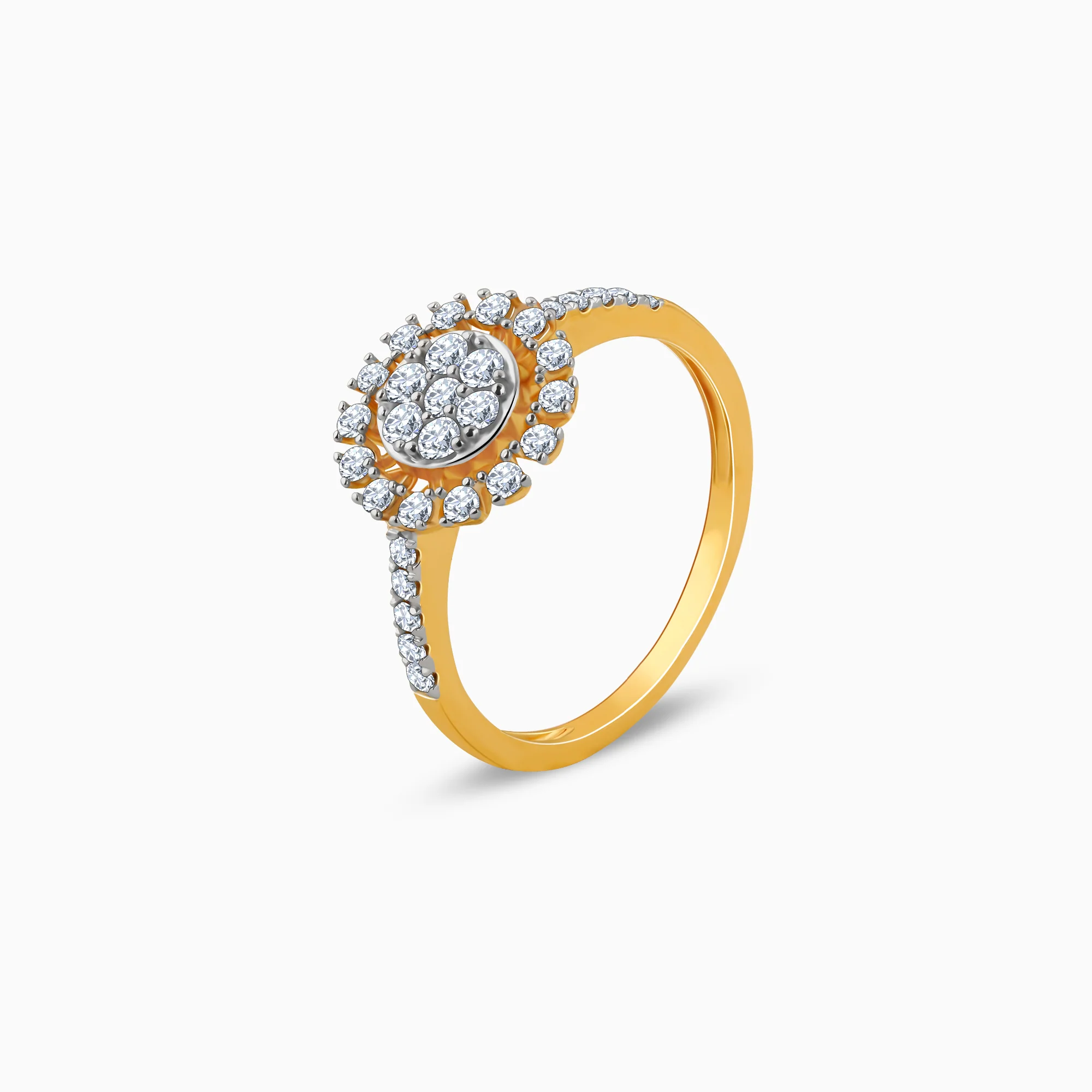 Gold Fiore Bloom Diamond Ring - Image 5
