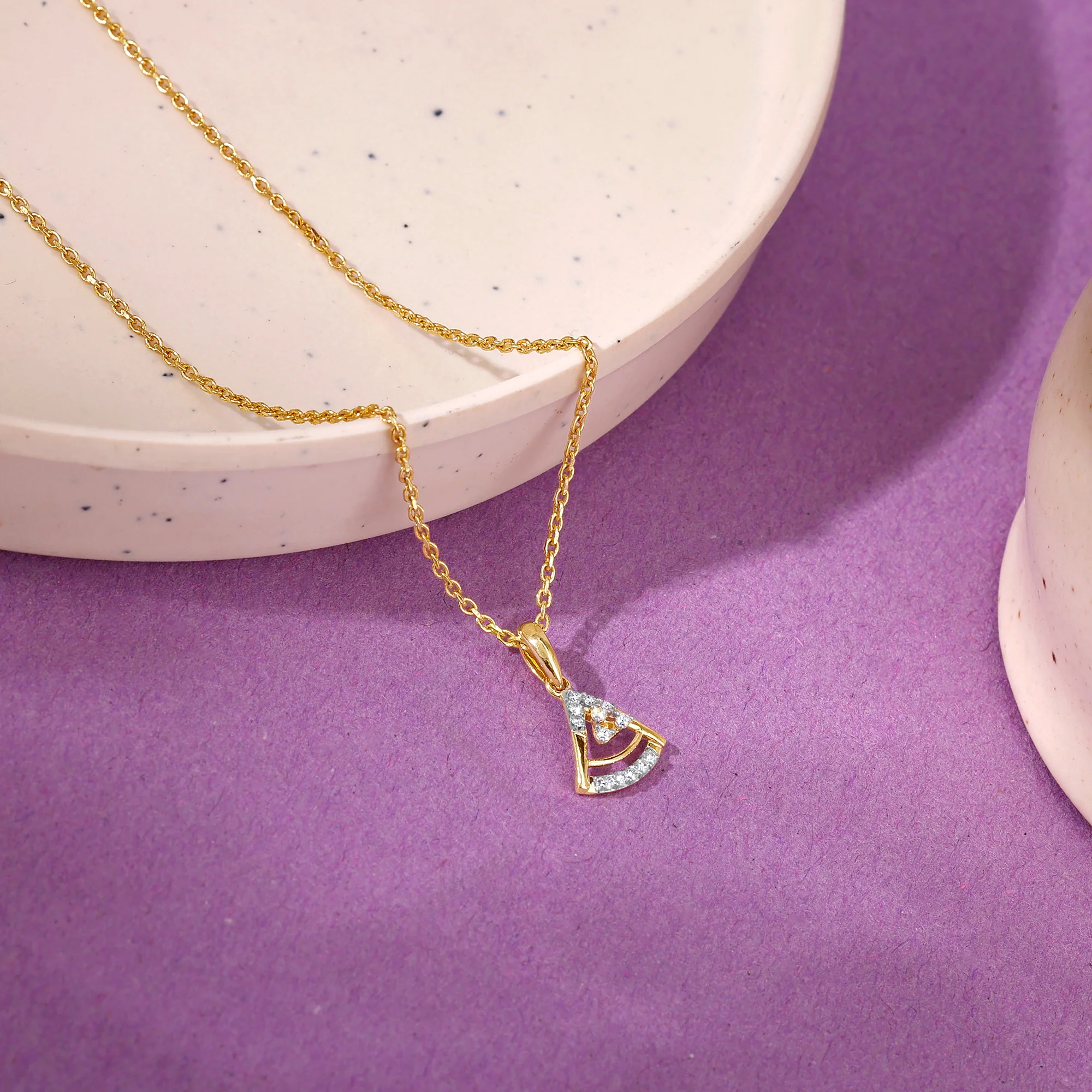 Gold Genesis Diamond Pendant - Image 2