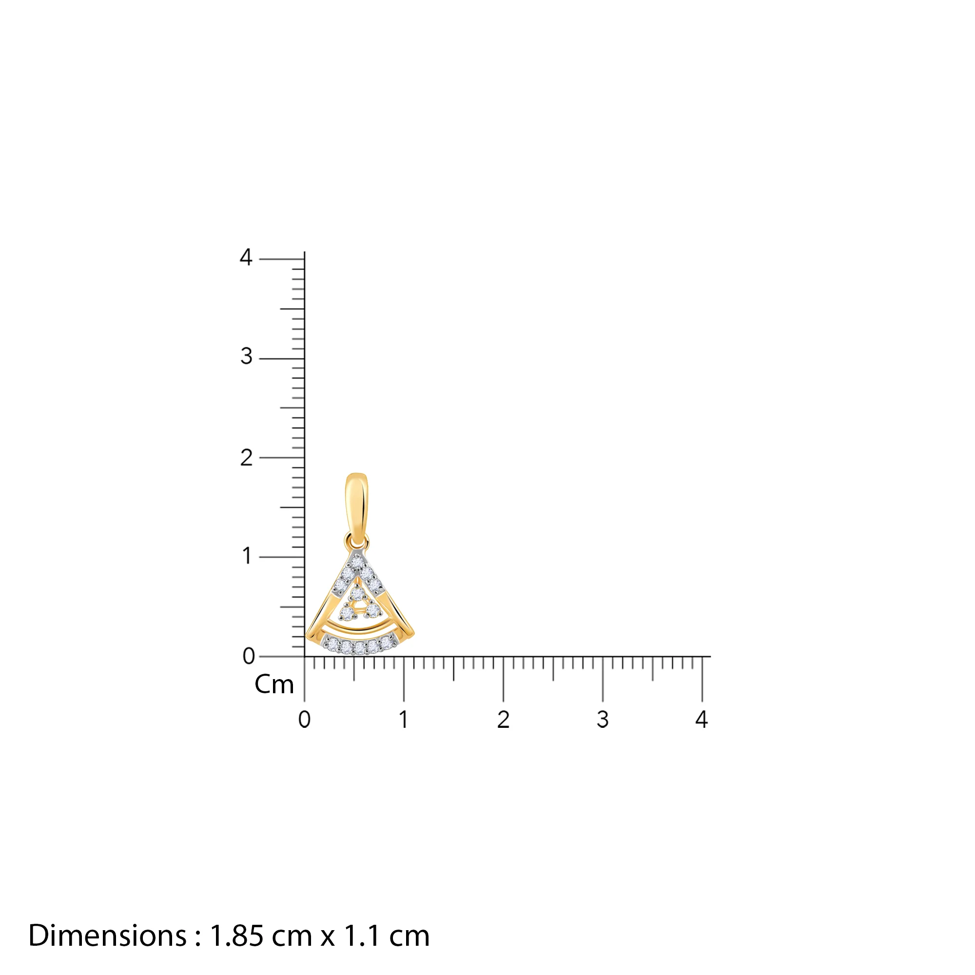 Gold Genesis Diamond Pendant - Image 6