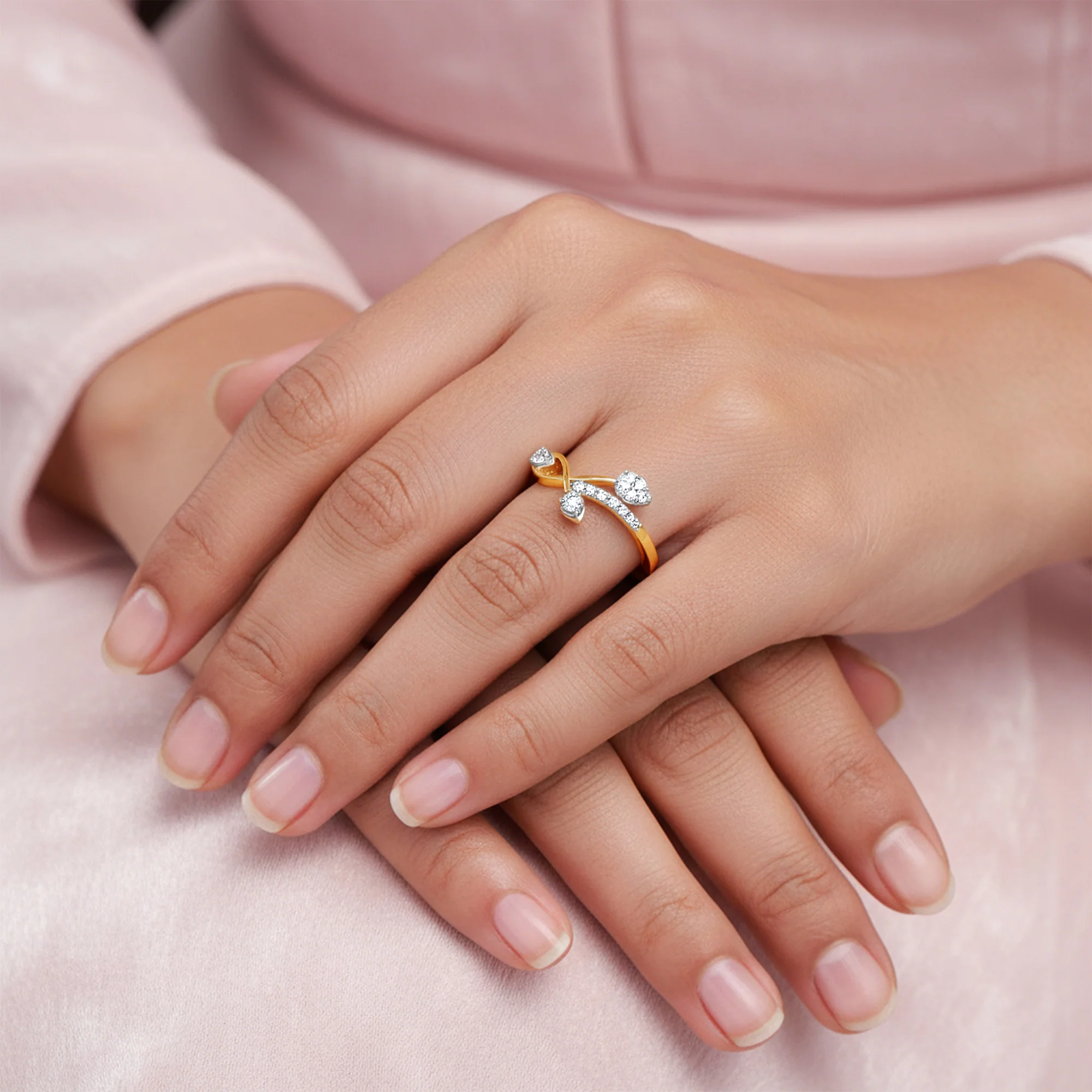 Gold Glorious You Lab Grown Diamond Ring - Image 3